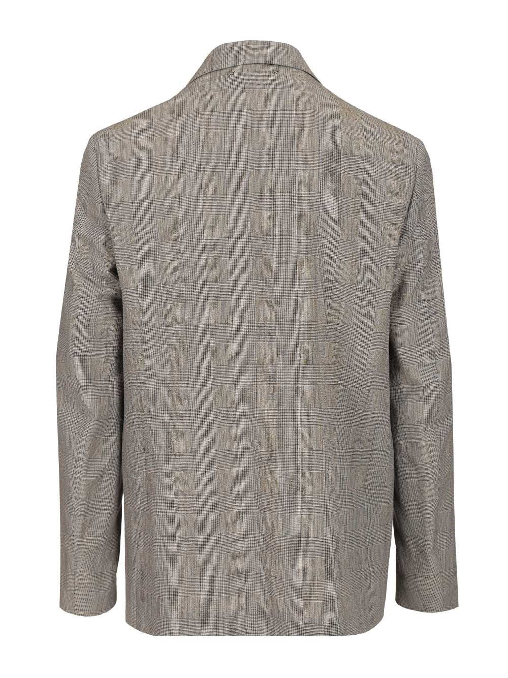 Golden Goose Men Prince Of Wales Wool Jacket