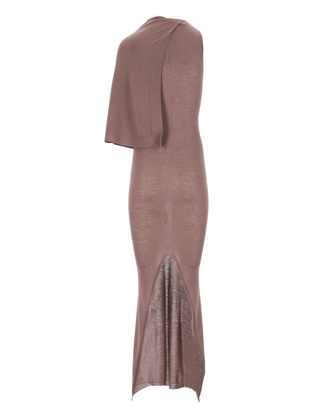 Rick Owens Women Long Knit Dress With Overlay Detail RICK OWENS