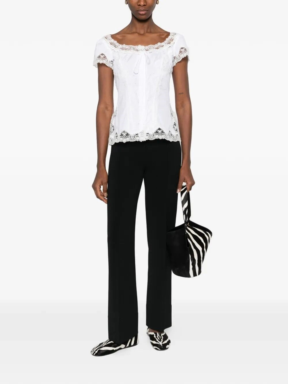 Ermanno Scervino Women Shirt With Embroidery ERMANO SCERVINO