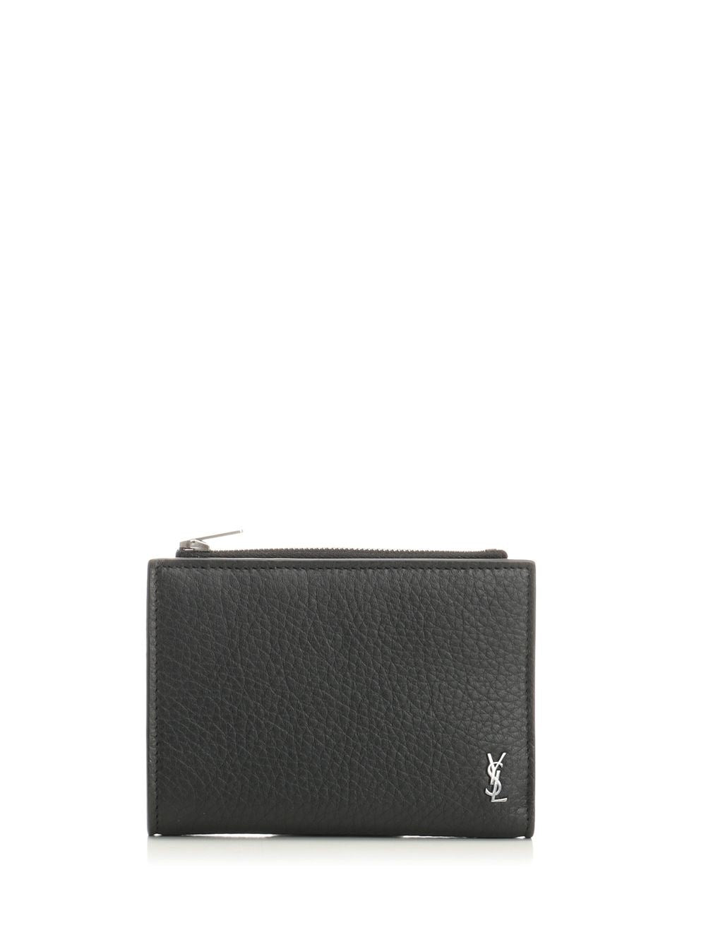 Saint Laurent Men "Tiny Cassandre" Bi-Fold Wallet SAINT LAURENT