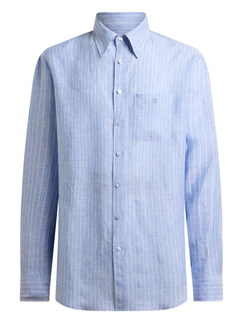Etro Men Striped Linen Shirt ETRO