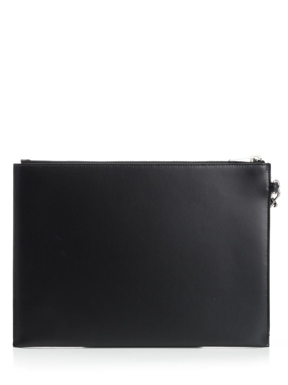 Saint Laurent Men Black Leather Ipad Case SAINT LAURENT