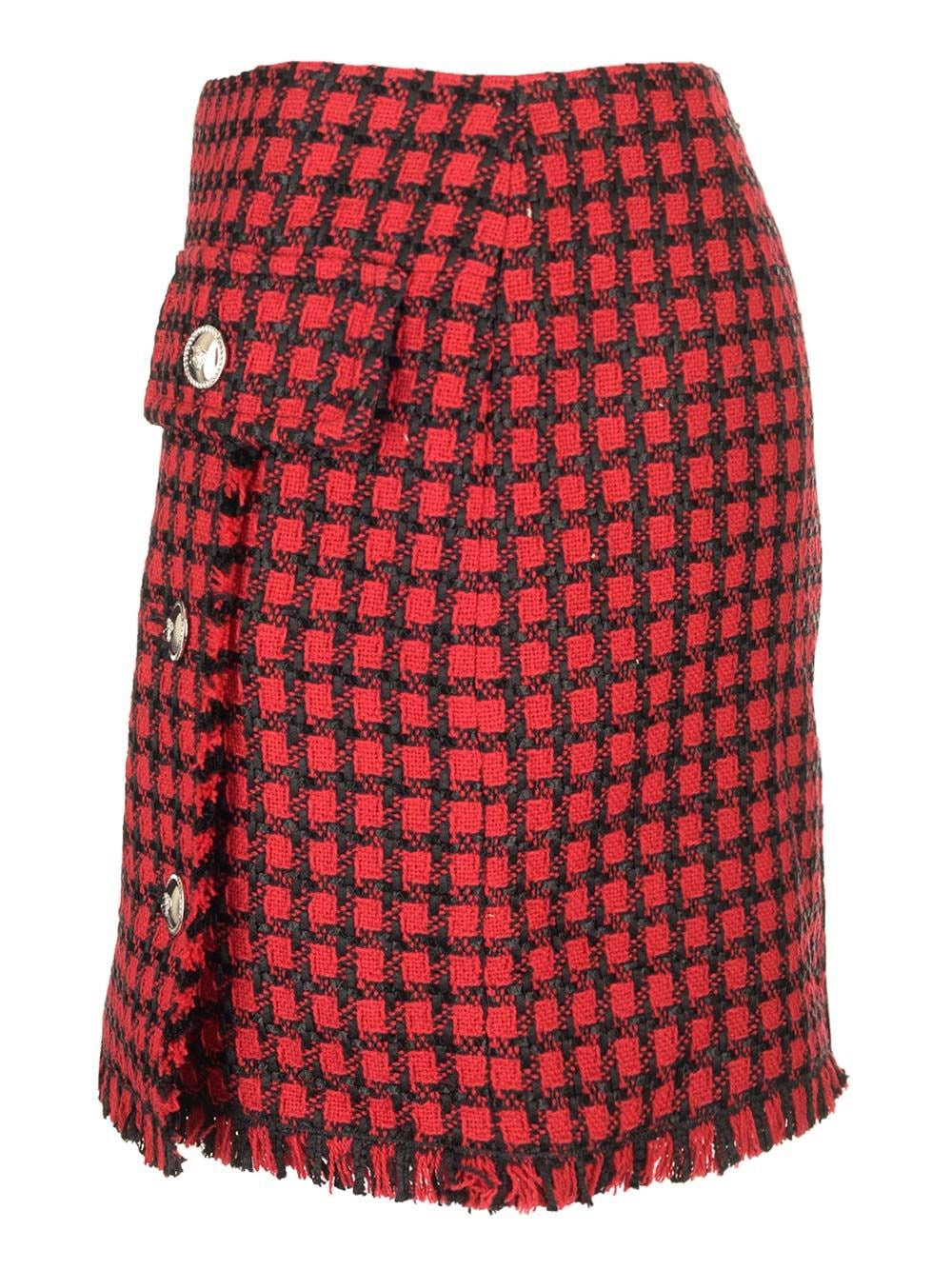 Versace Women Tweed Mini Skirt VERSACE