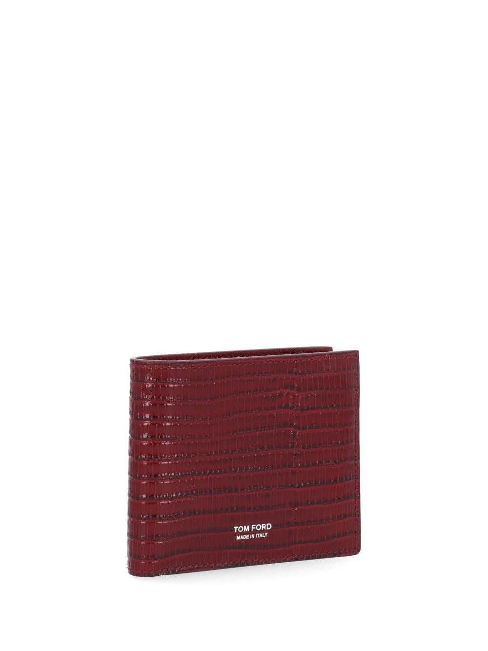 Tom Ford Men T Line Lizard-Effect Leather Wallet TOM FORD