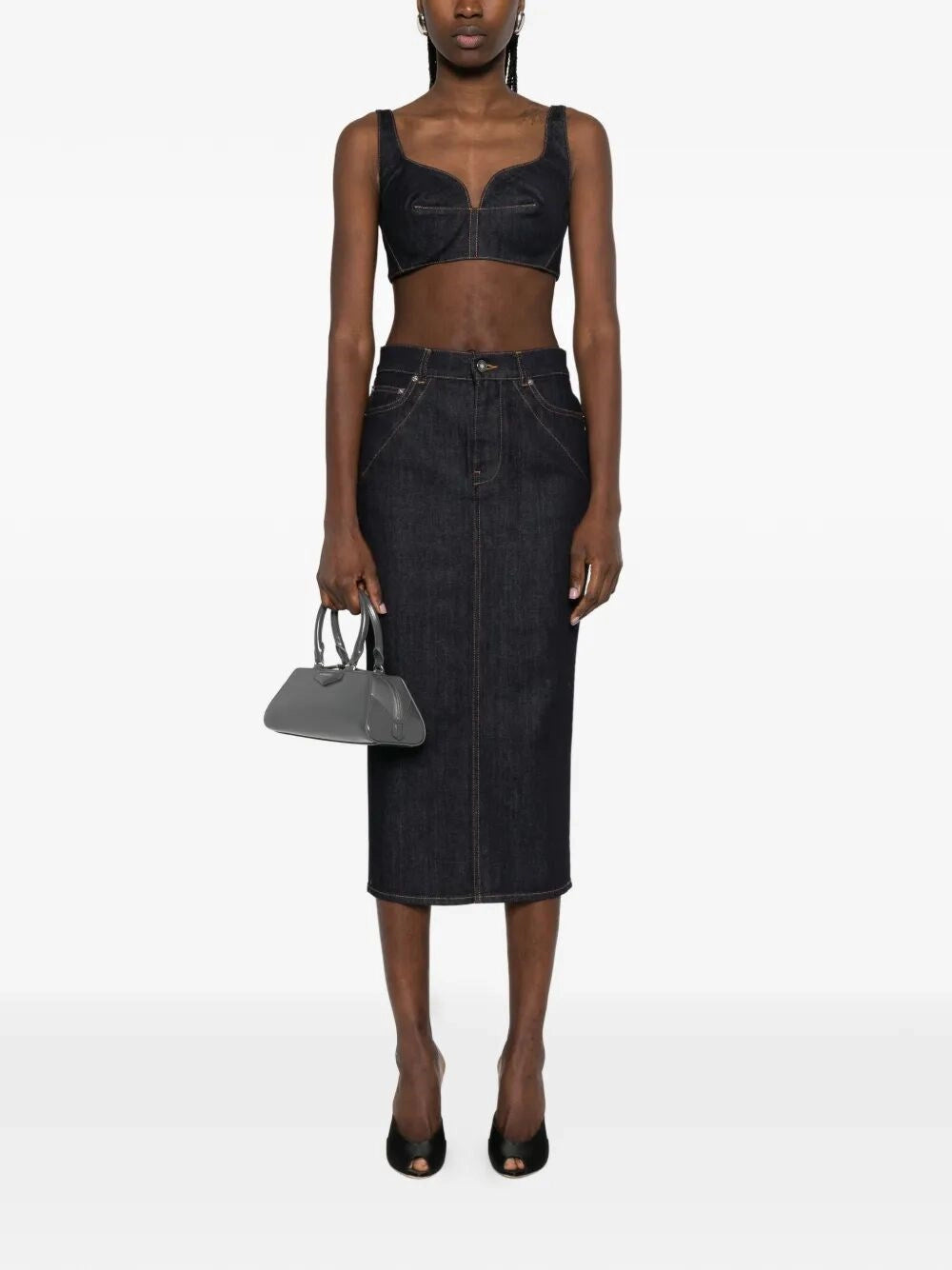 Givenchy Women `Kick Back` Denim Skirt GIVENCHY