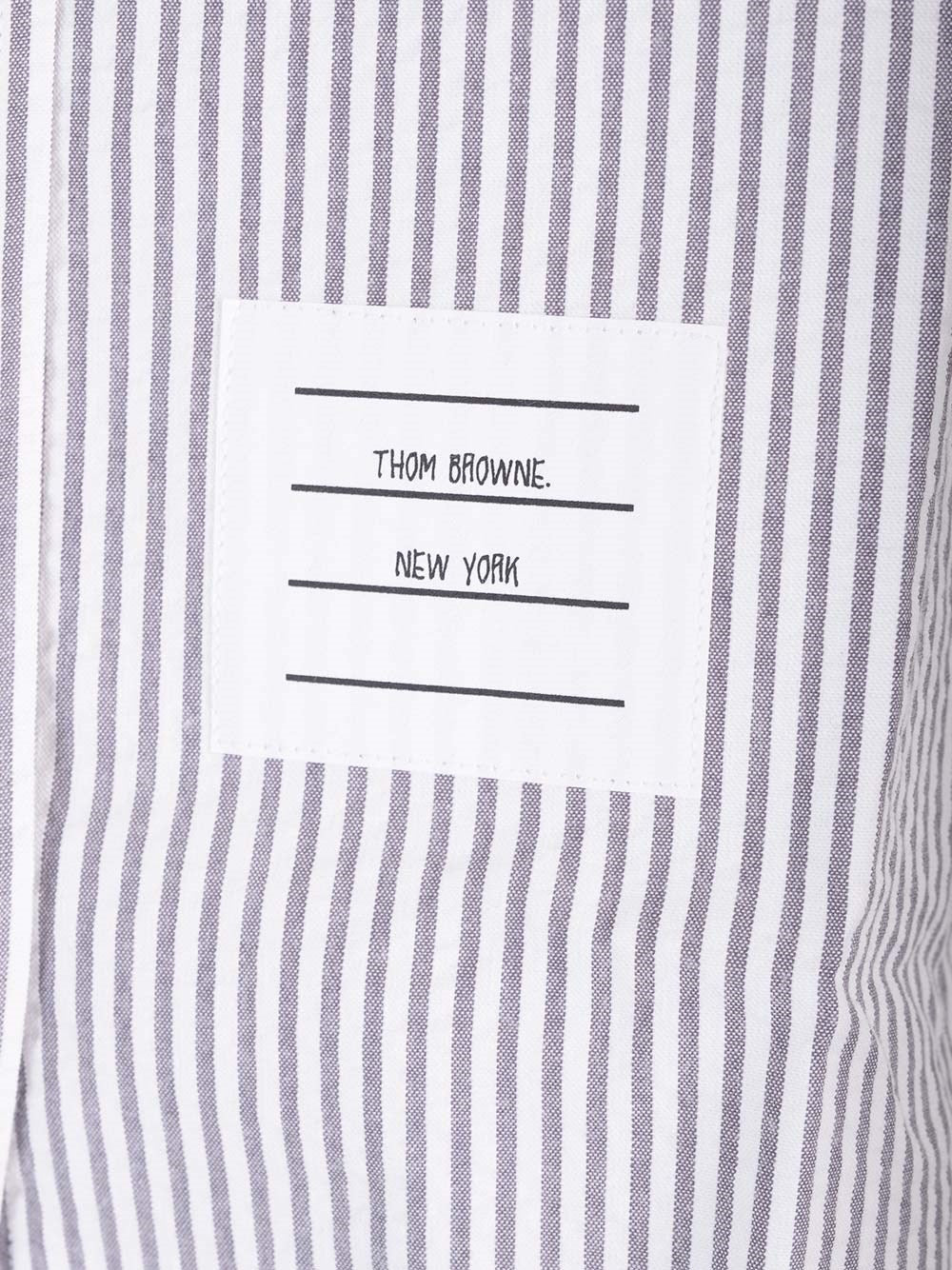 Thom Browne Women Seersucker Long Shirt THOM BROWNE