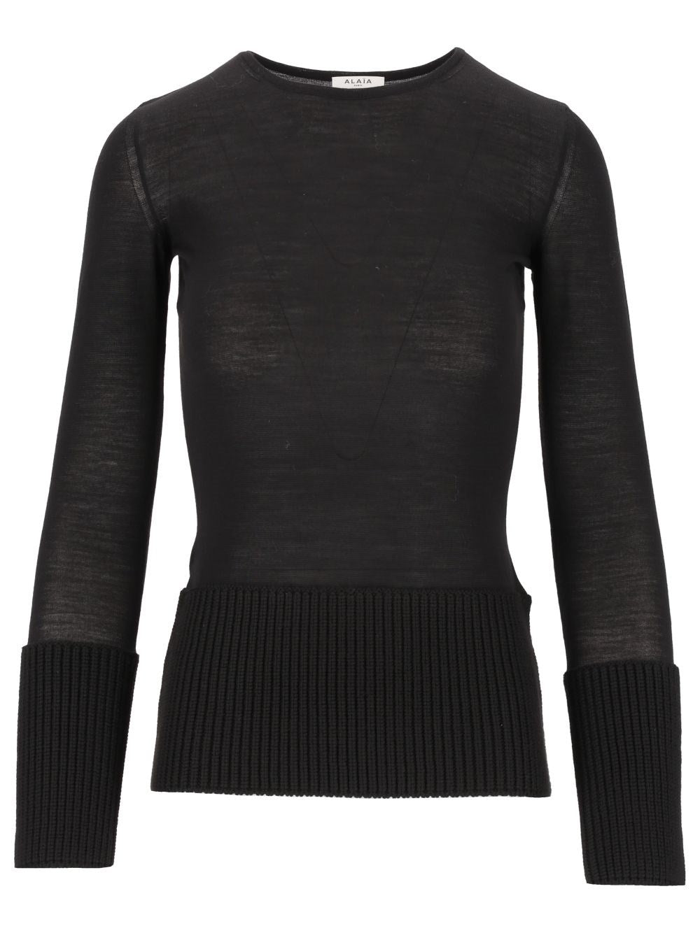 Alaïa Women Crew-Neck Sweater ALAIA