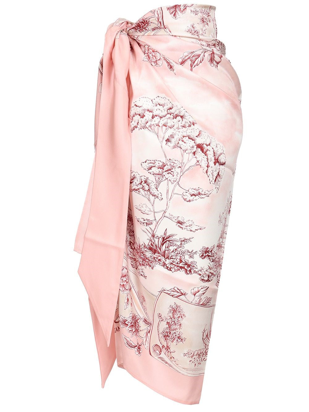 Ferragamo Women Pareo With "Travel" Print FERRAGAMO