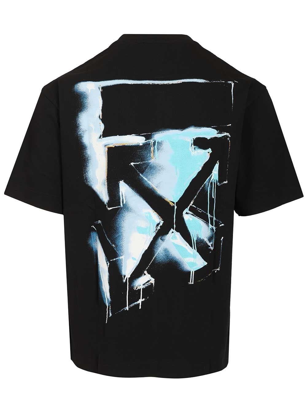 Off-White Men "Arrow 3D Spray" T-Shirt OFF-WHITE