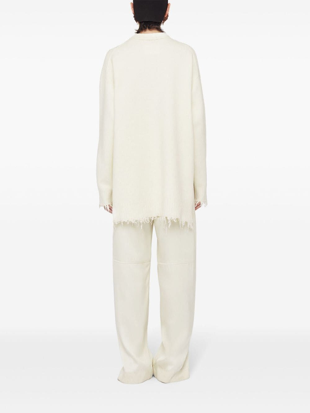 Jil Sander Women Long Sleeve Crew-Neck Sweater JIL SANDER