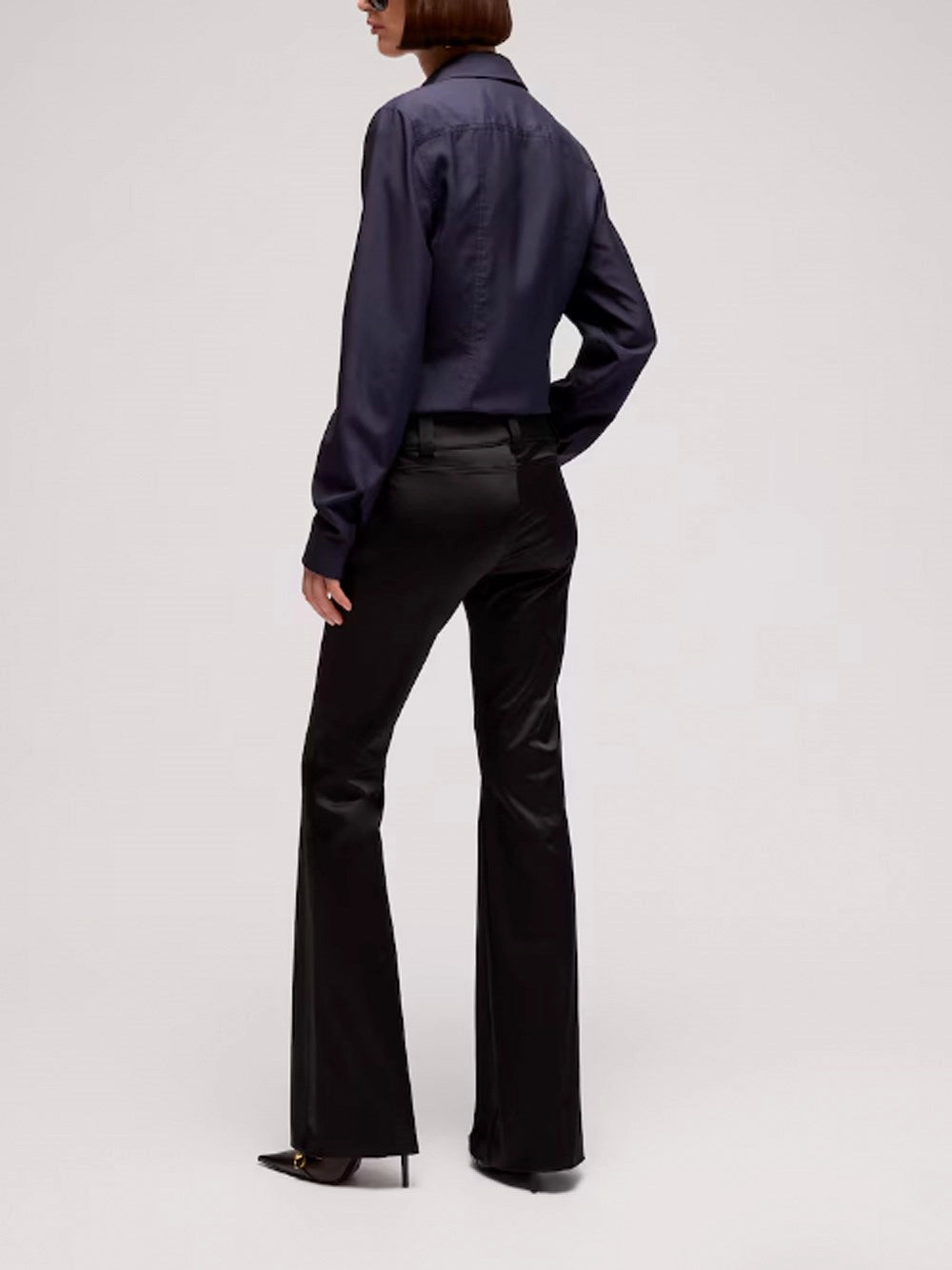 Gucci Women Acetate Duchesse Flared Pants GUCCI
