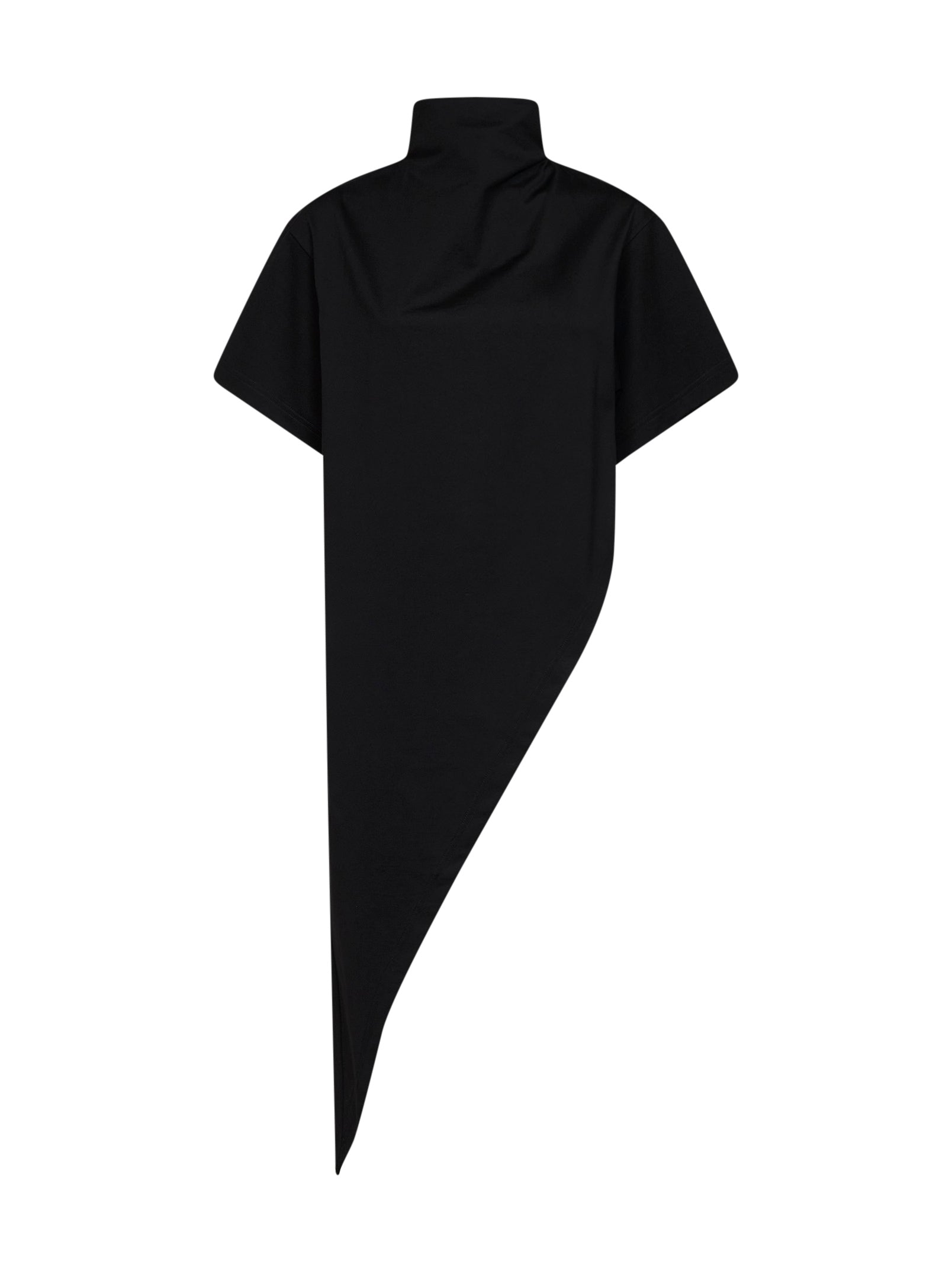Alaïa Women Black Cotton Jersey Triangle Long T-Shirt ALAIA