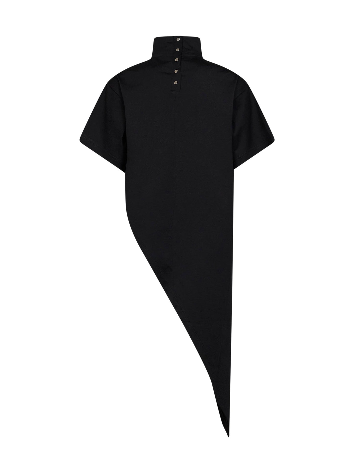 Alaïa Women Black Cotton Jersey Triangle Long T-Shirt ALAIA