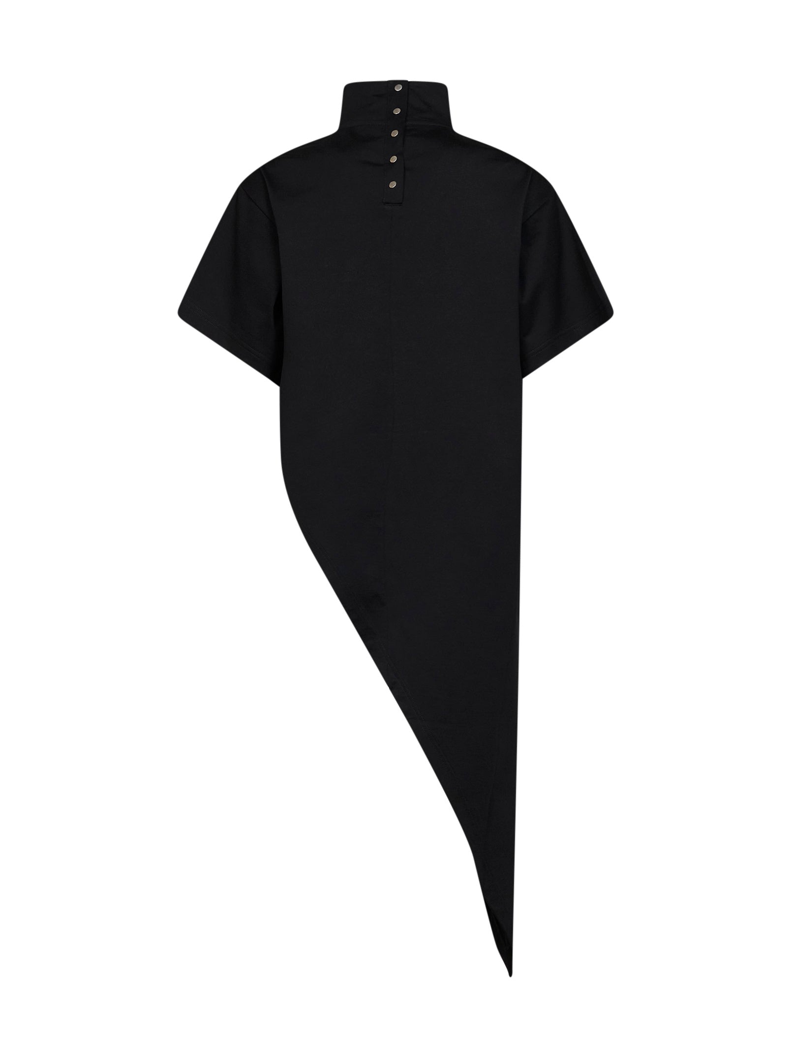Alaïa Women Black Cotton Jersey Triangle Long T-Shirt ALAIA