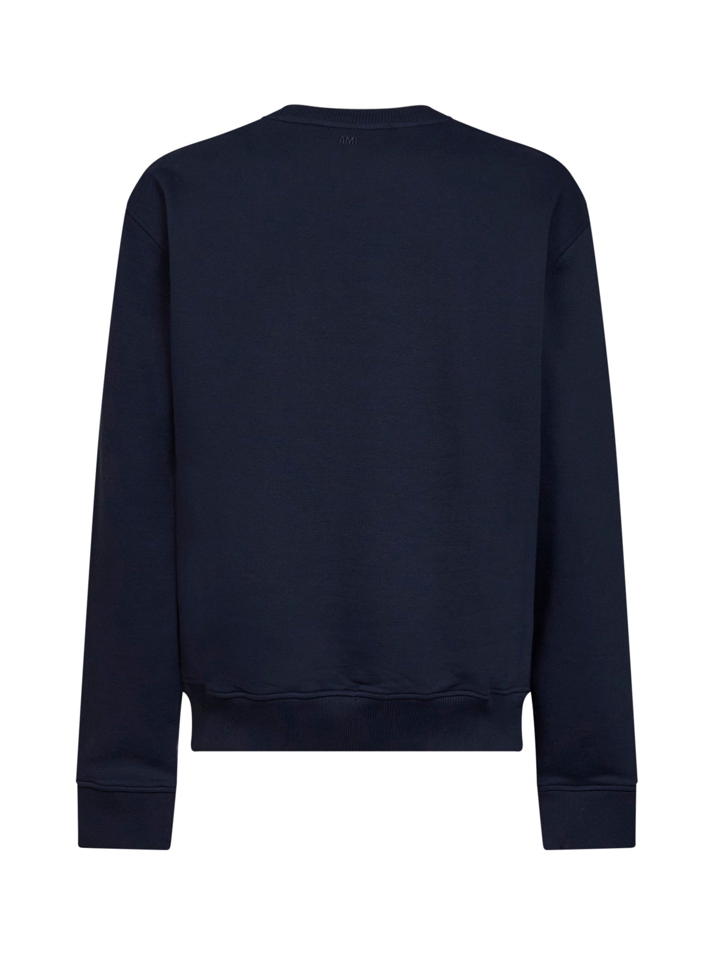 Ami Paris Men Midnight Blue Cotton Ami De Cœur Sweatshirt AMI PARIS