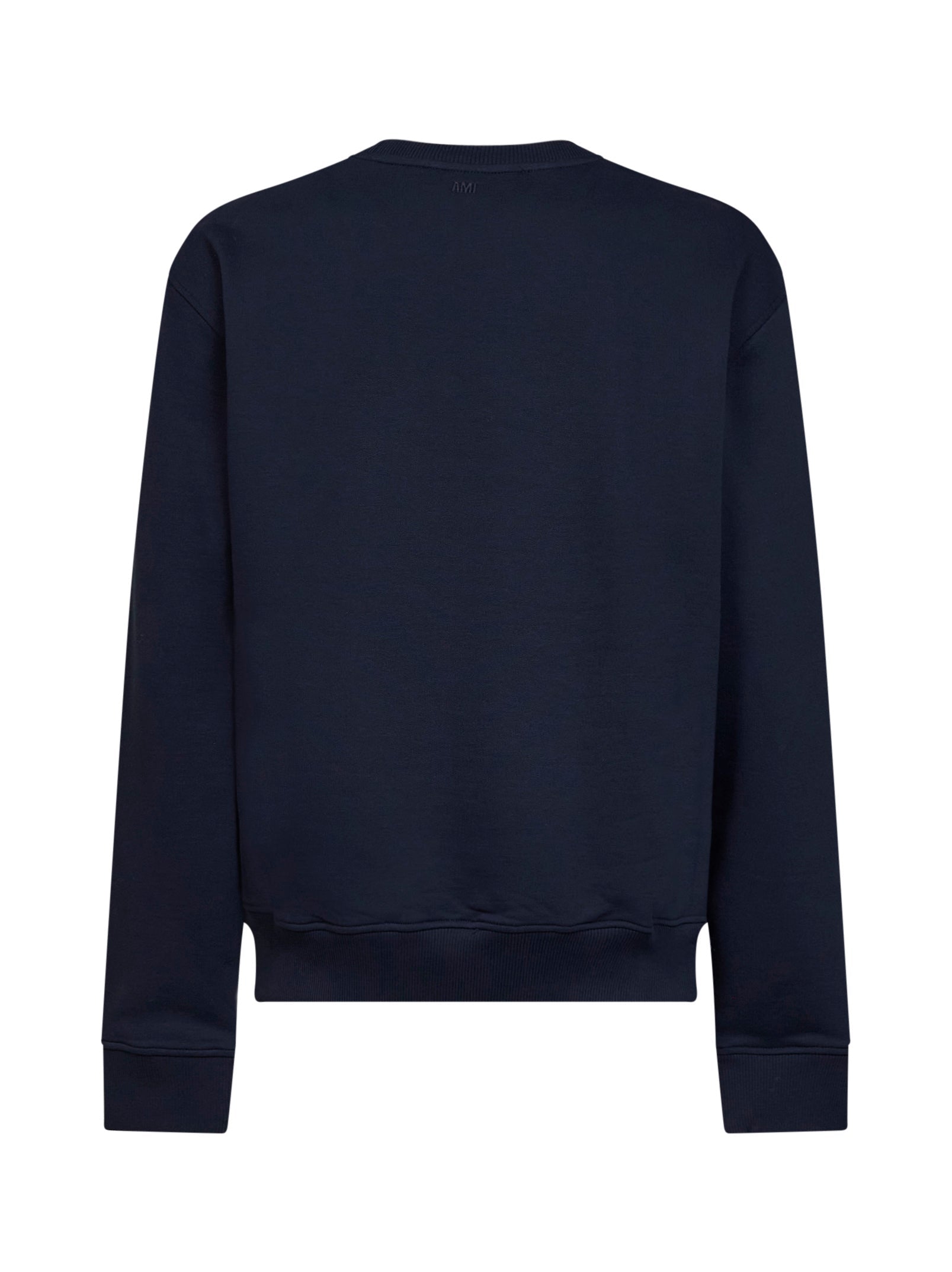 Ami Paris Men Midnight Blue Cotton Ami De Cœur Sweatshirt AMI PARIS