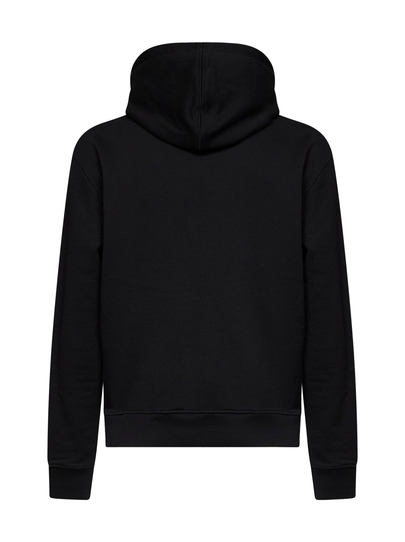 Ami Paris Men Black Cotton Ami De Cœur Hoodie AMI PARIS