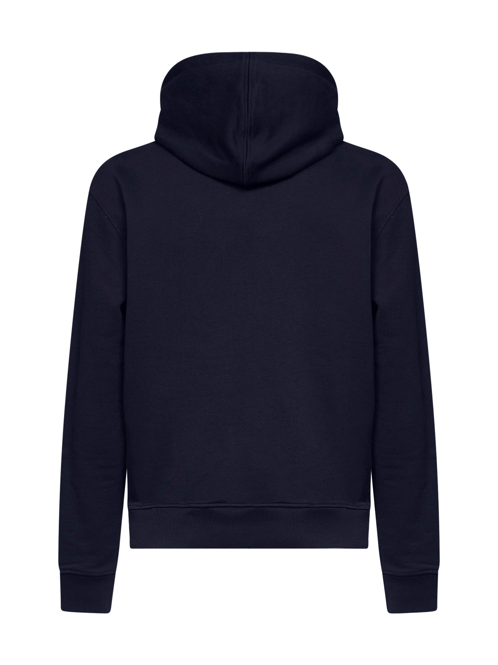 Ami Paris Men Midnight Blue Cotton Ami De Cœur Hoodie AMI PARIS