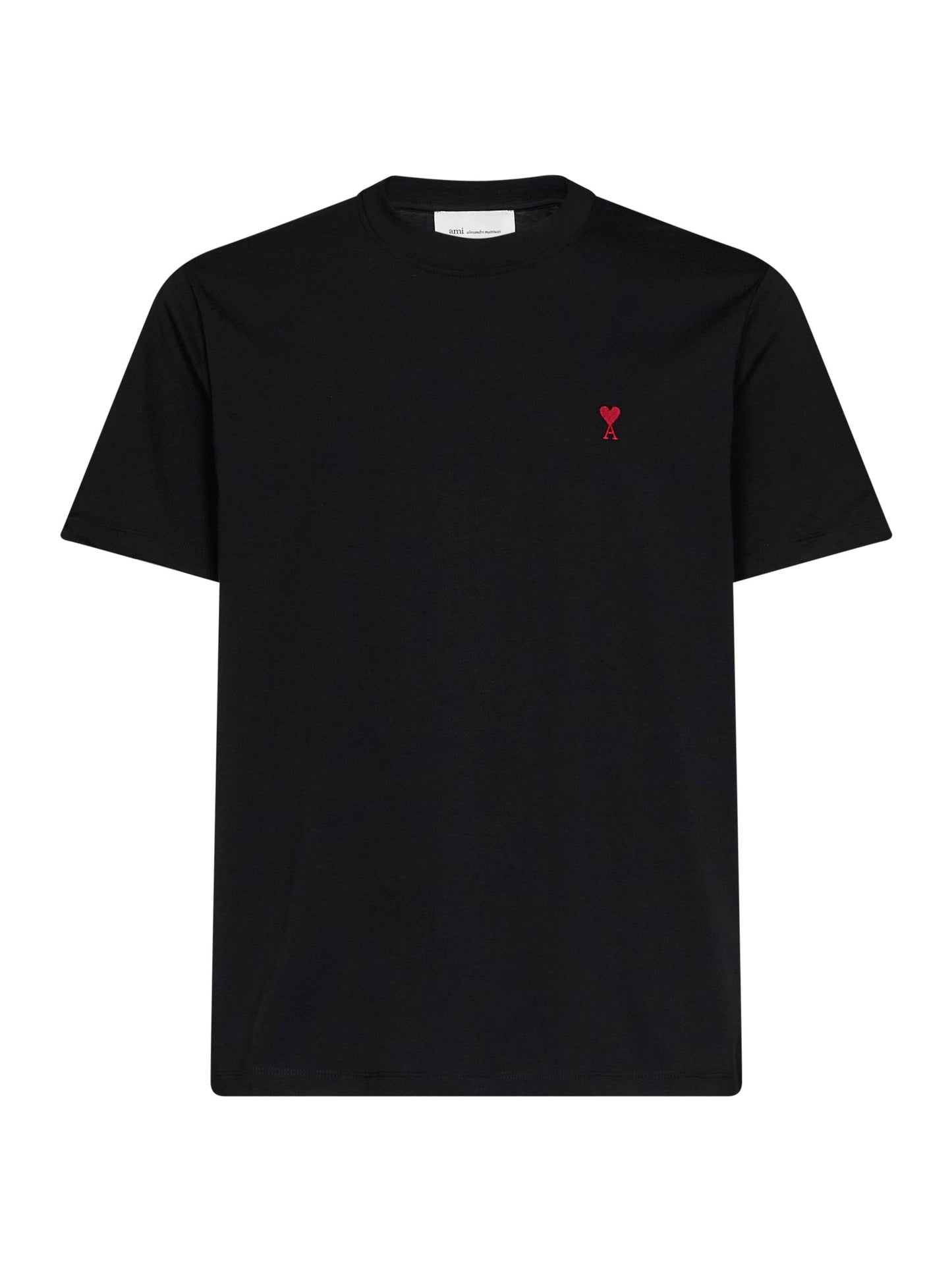 Ami Paris Men Black Cotton Ami De Cœur T-Shirt AMI PARIS