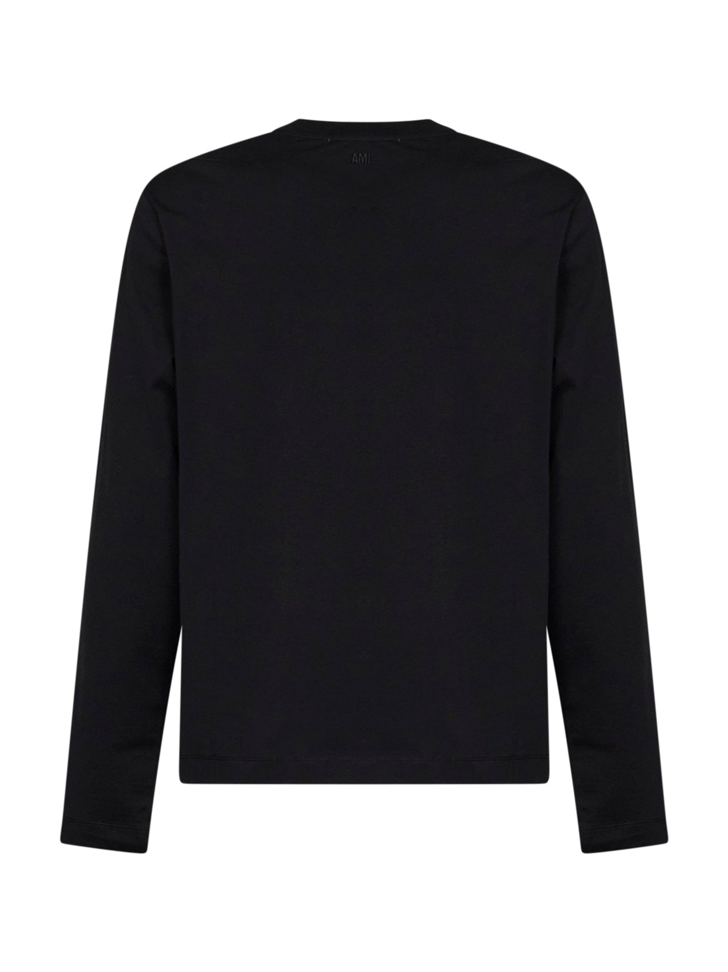 Ami Paris Men Black Cotton Ami De Cœur Long-Sleeved T-Shirt AMI PARIS