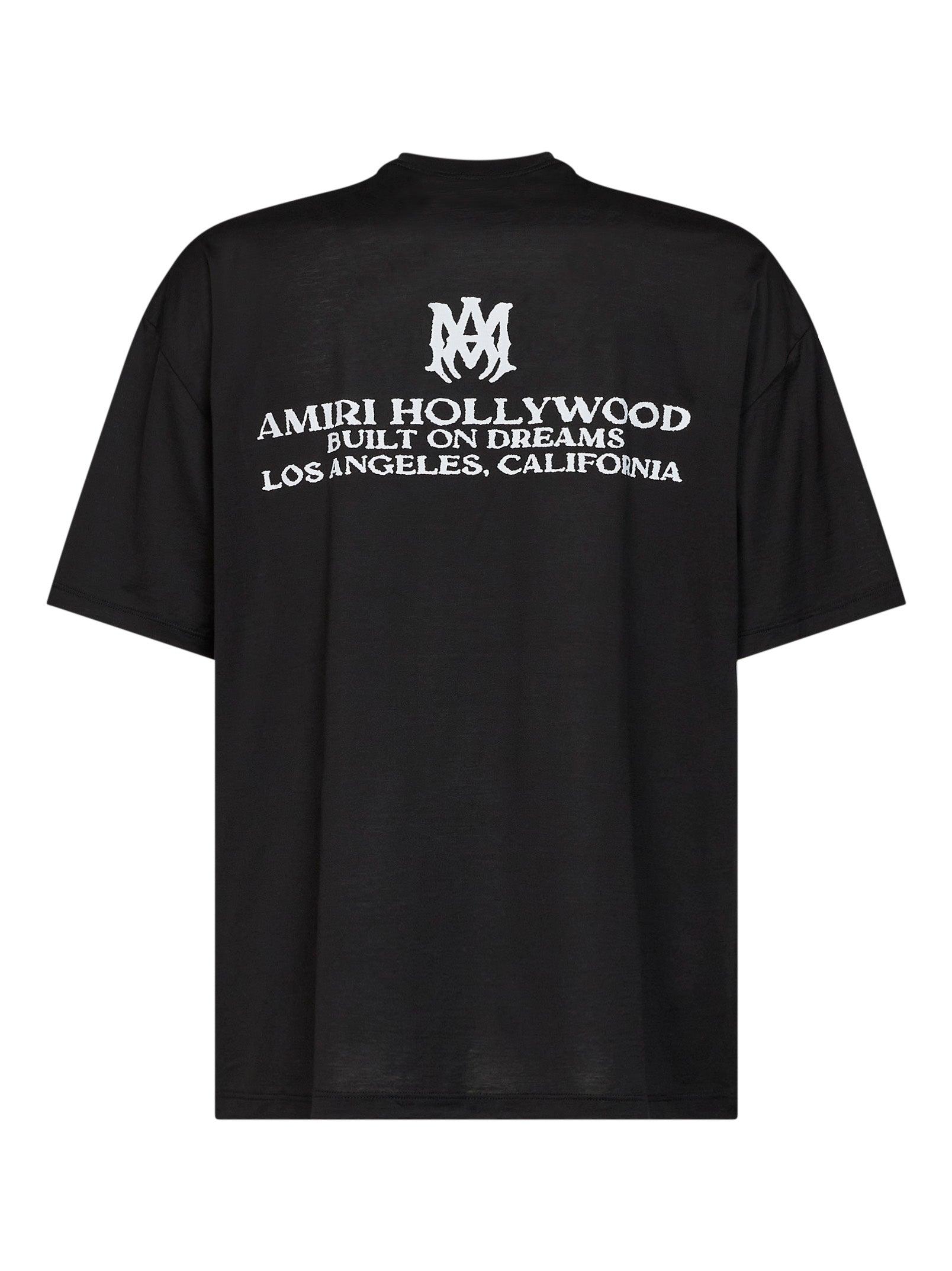 Amiri Men Black Cotton Jersey Built On Dreams Oversized T-Shirt AMIRI