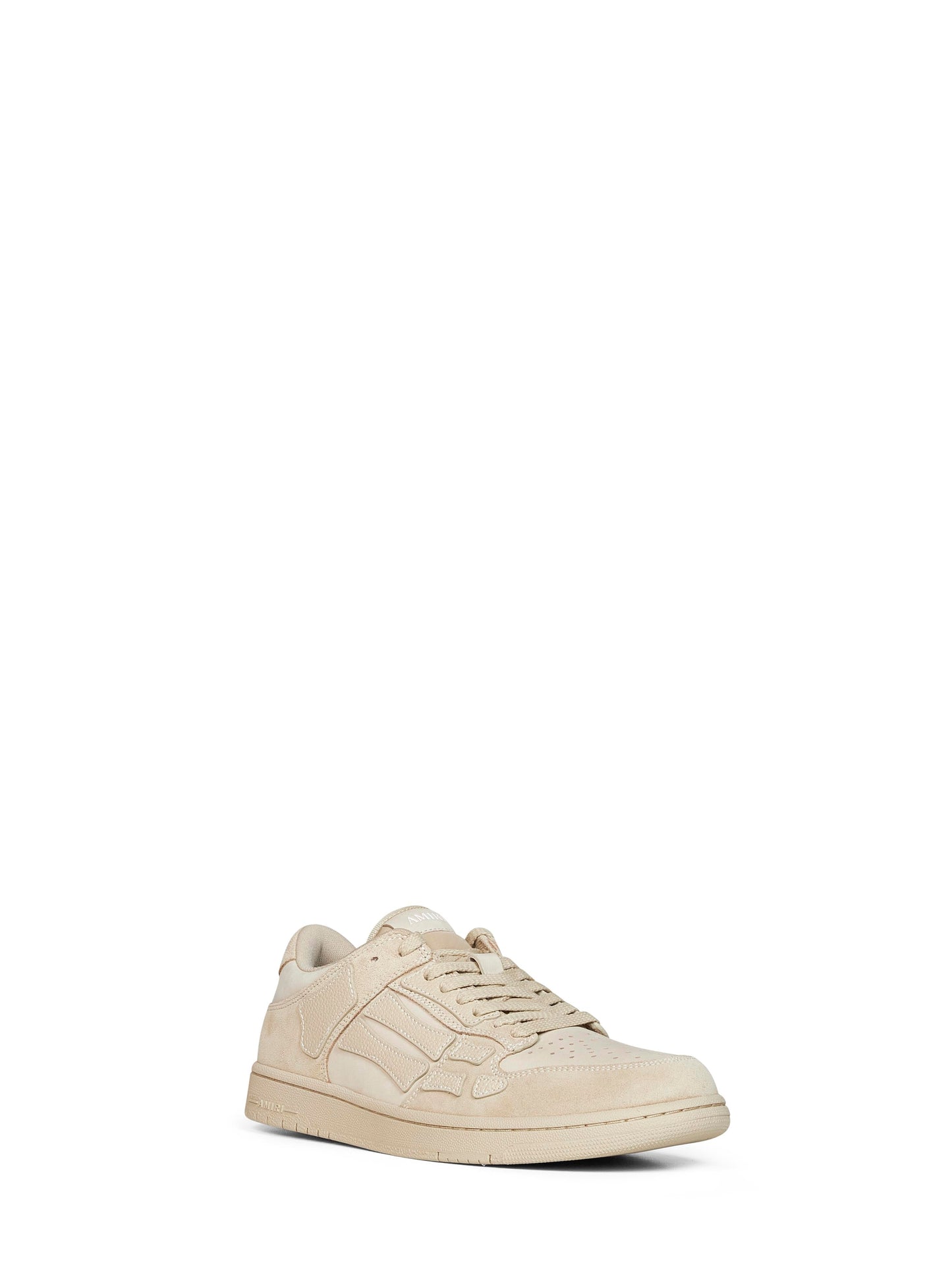 Amiri Men Alabaster Suede Skel Top Low Sneakers AMIRI