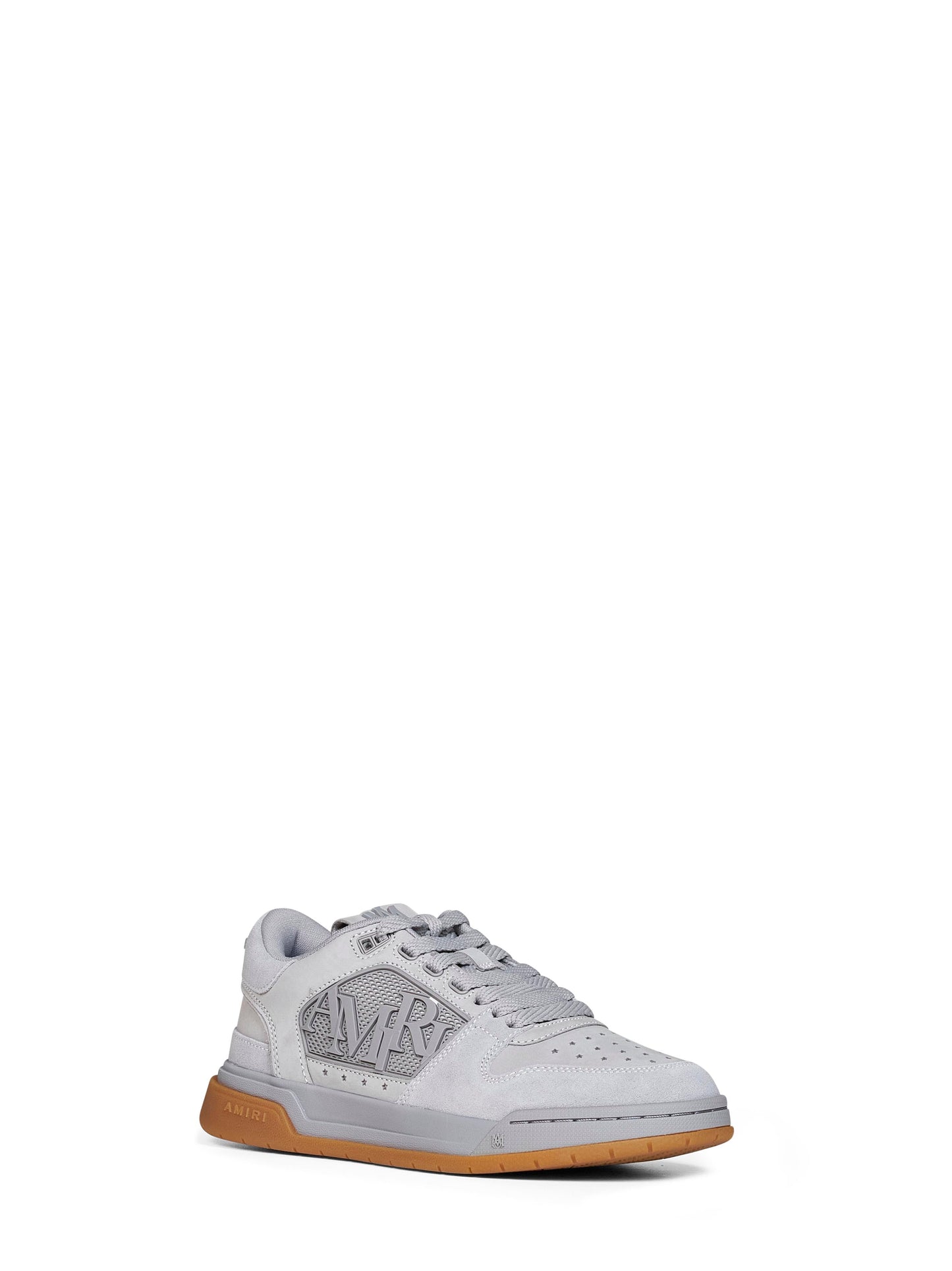 Amiri Men Grey Suede Classic Low Sneakers AMIRI