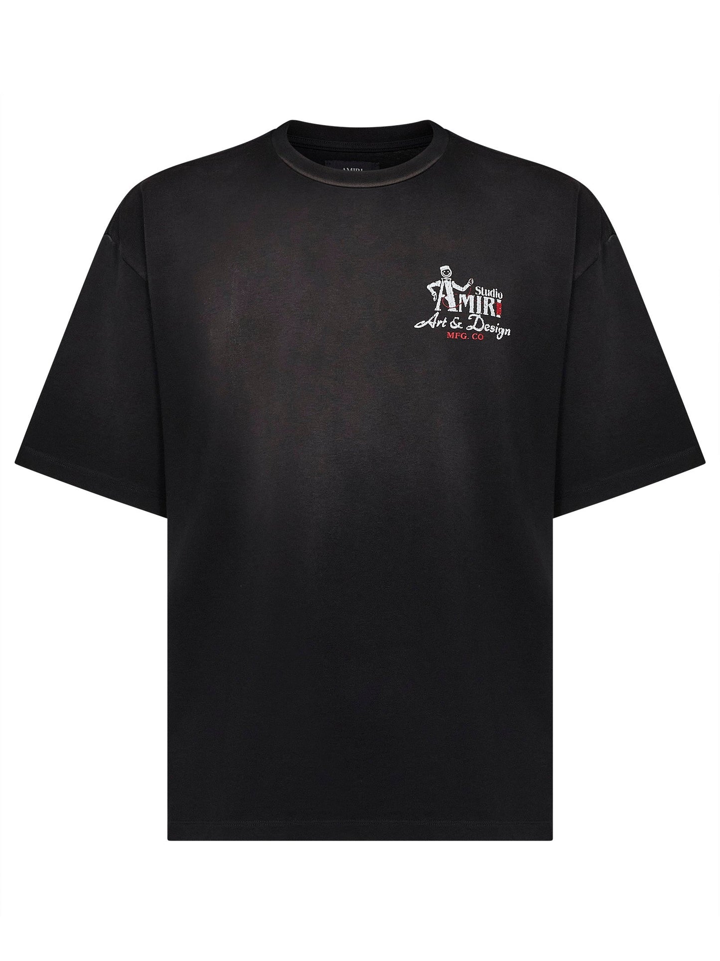 Amiri Men Black Cotton Jersey Amiri Studio Oversized T-Shirt AMIRI