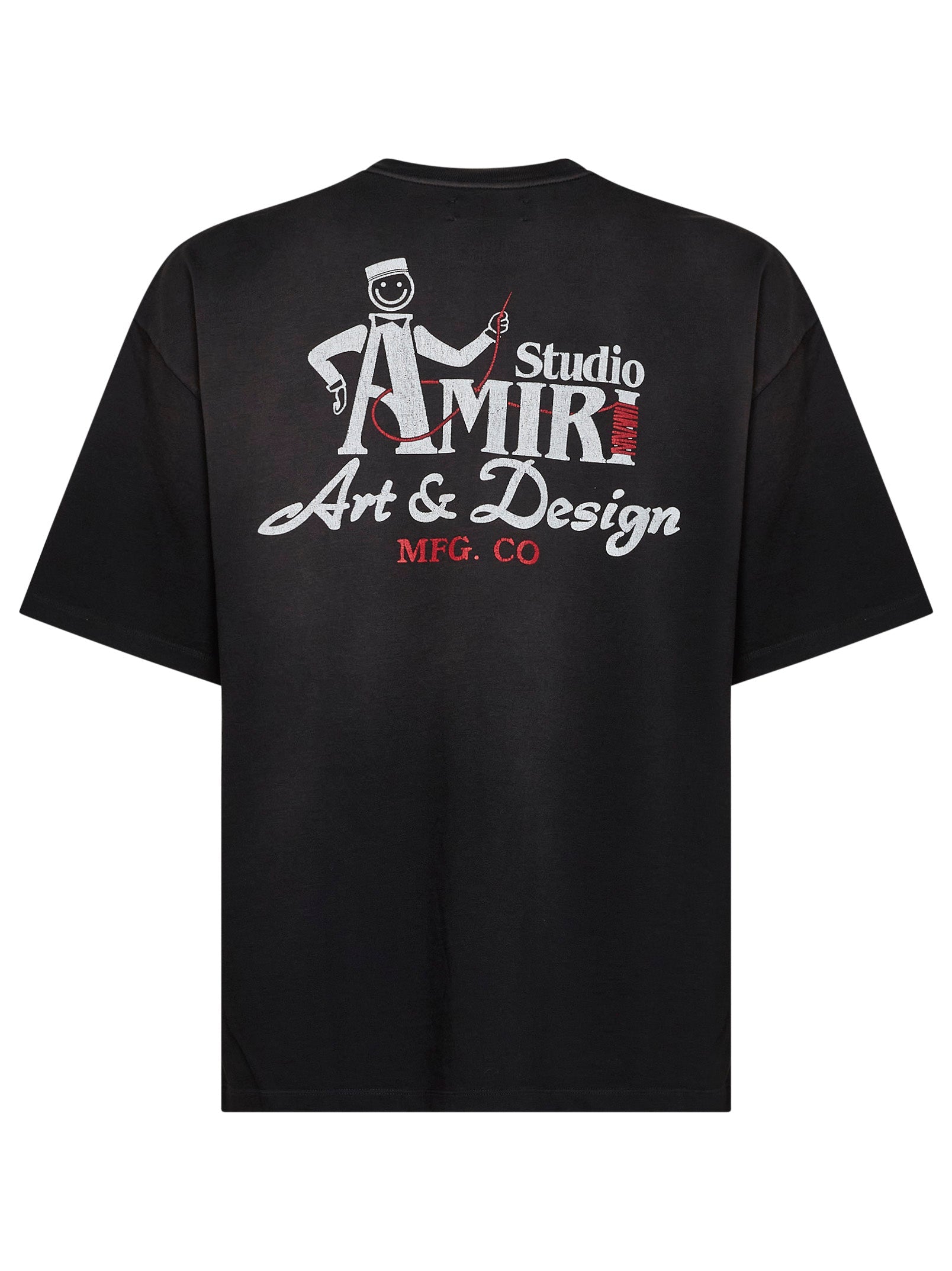 Amiri Men Black Cotton Jersey Amiri Studio Oversized T-Shirt AMIRI