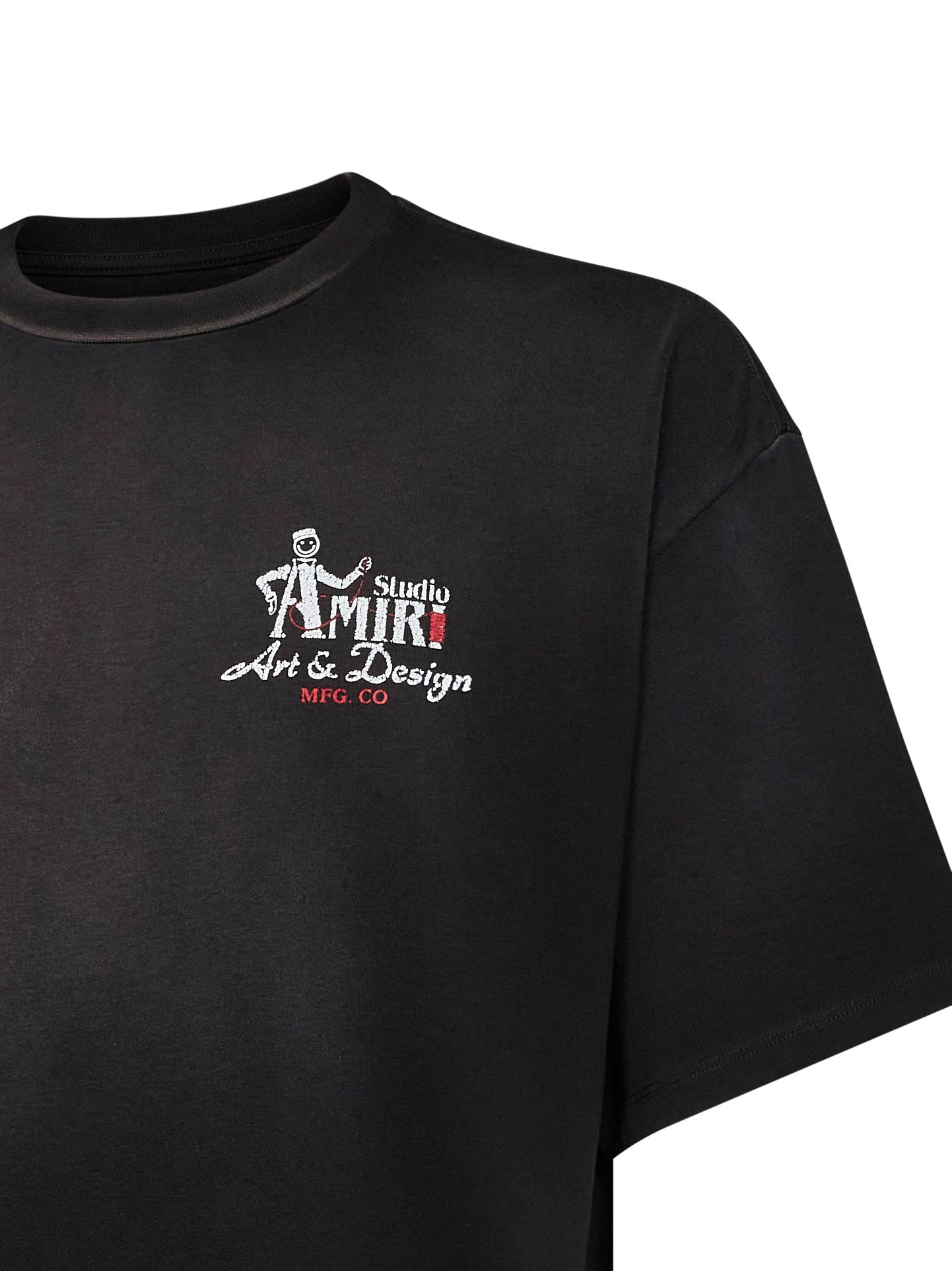 Amiri Men Black Cotton Jersey Amiri Studio Oversized T-Shirt AMIRI