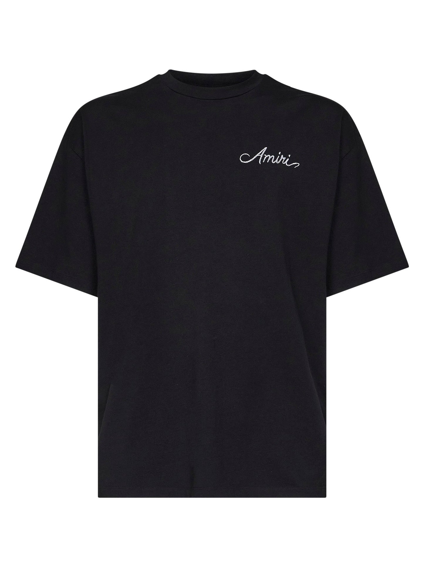 Amiri Men Black Jersey Ma Quad Checkerboard T-Shirt AMIRI