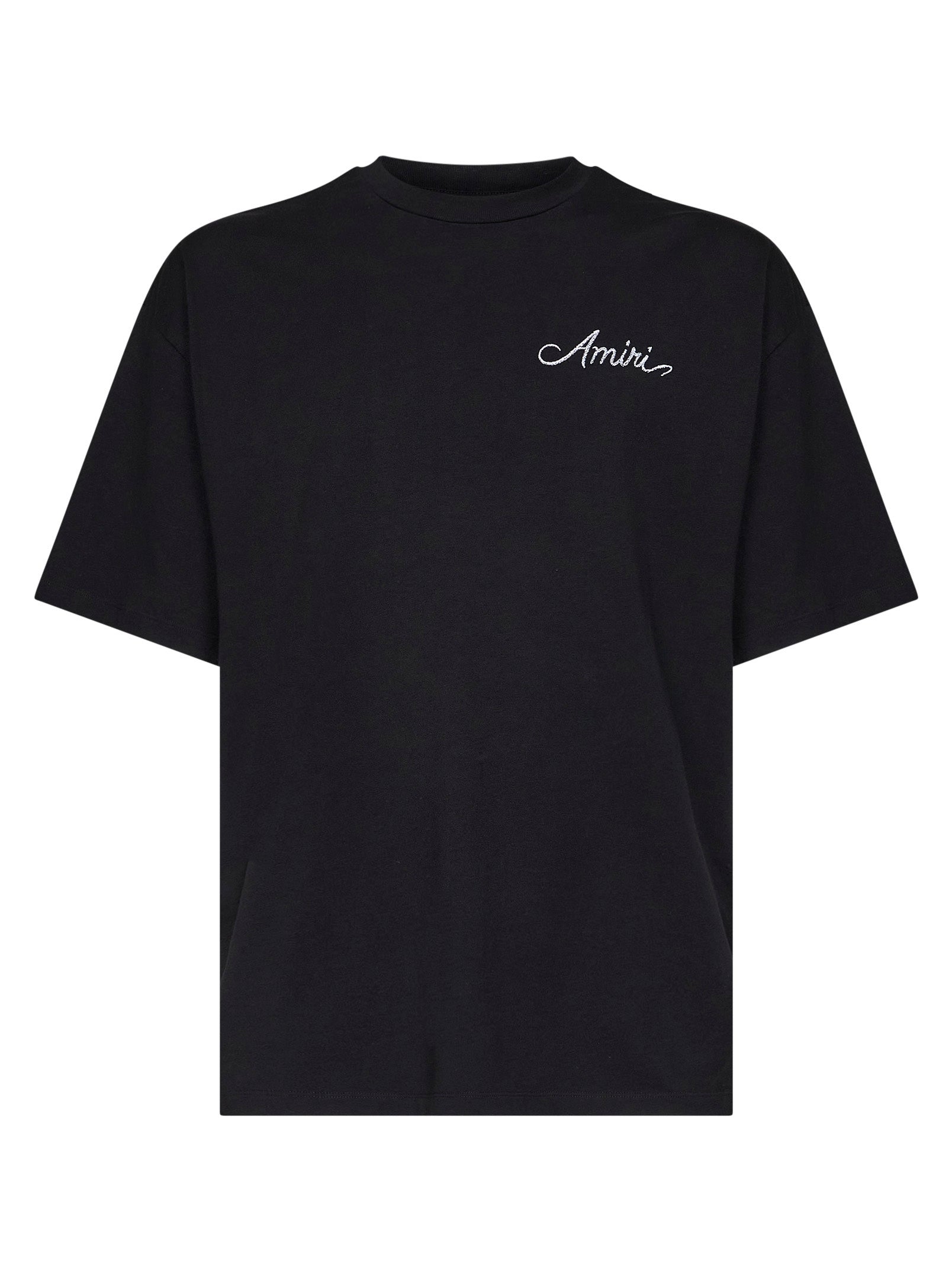Amiri Men Black Jersey Ma Quad Checkerboard T-Shirt AMIRI