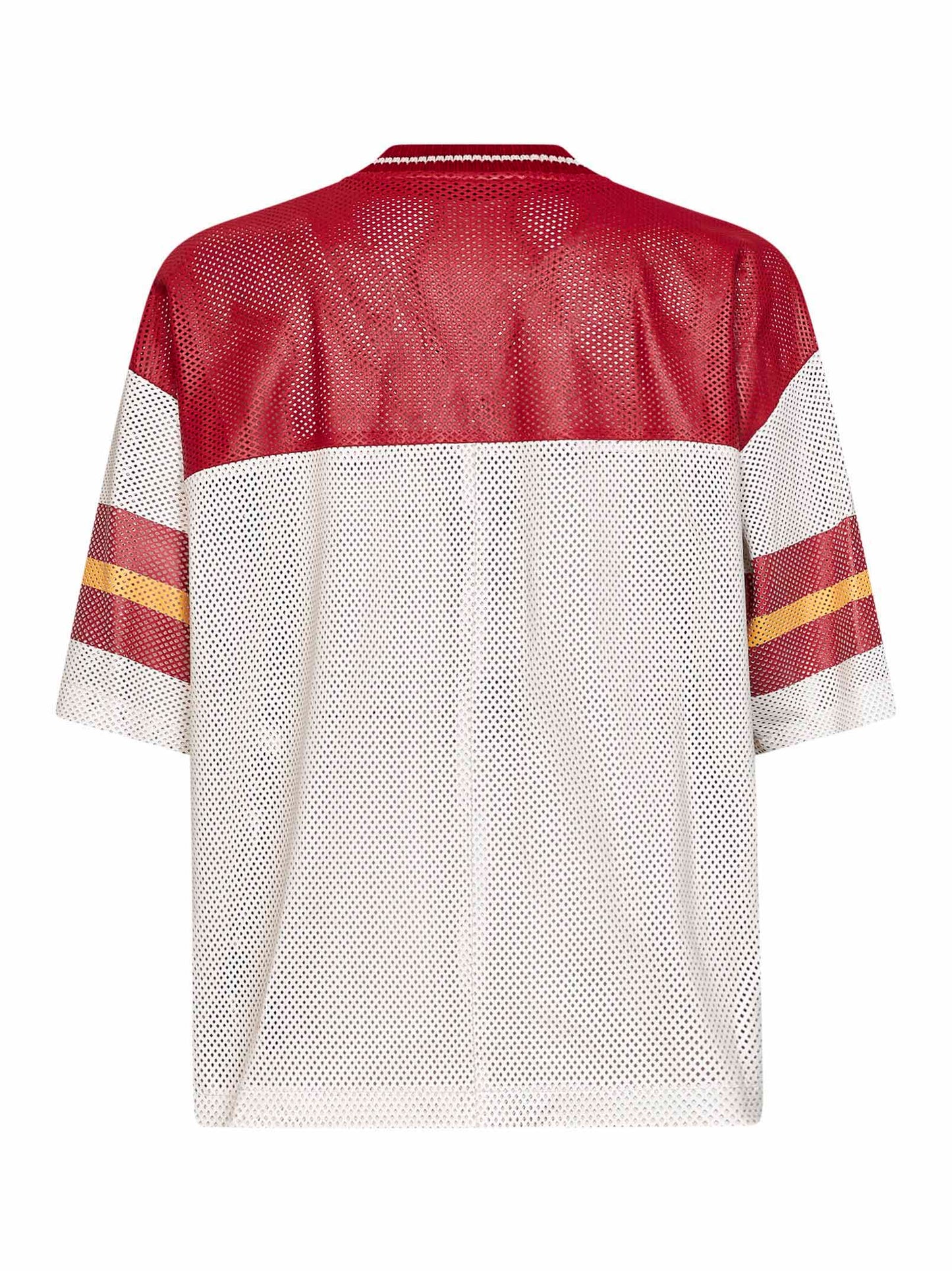 Amiri Men Ivory South Cali Openwork Leather Jersey AMIRI