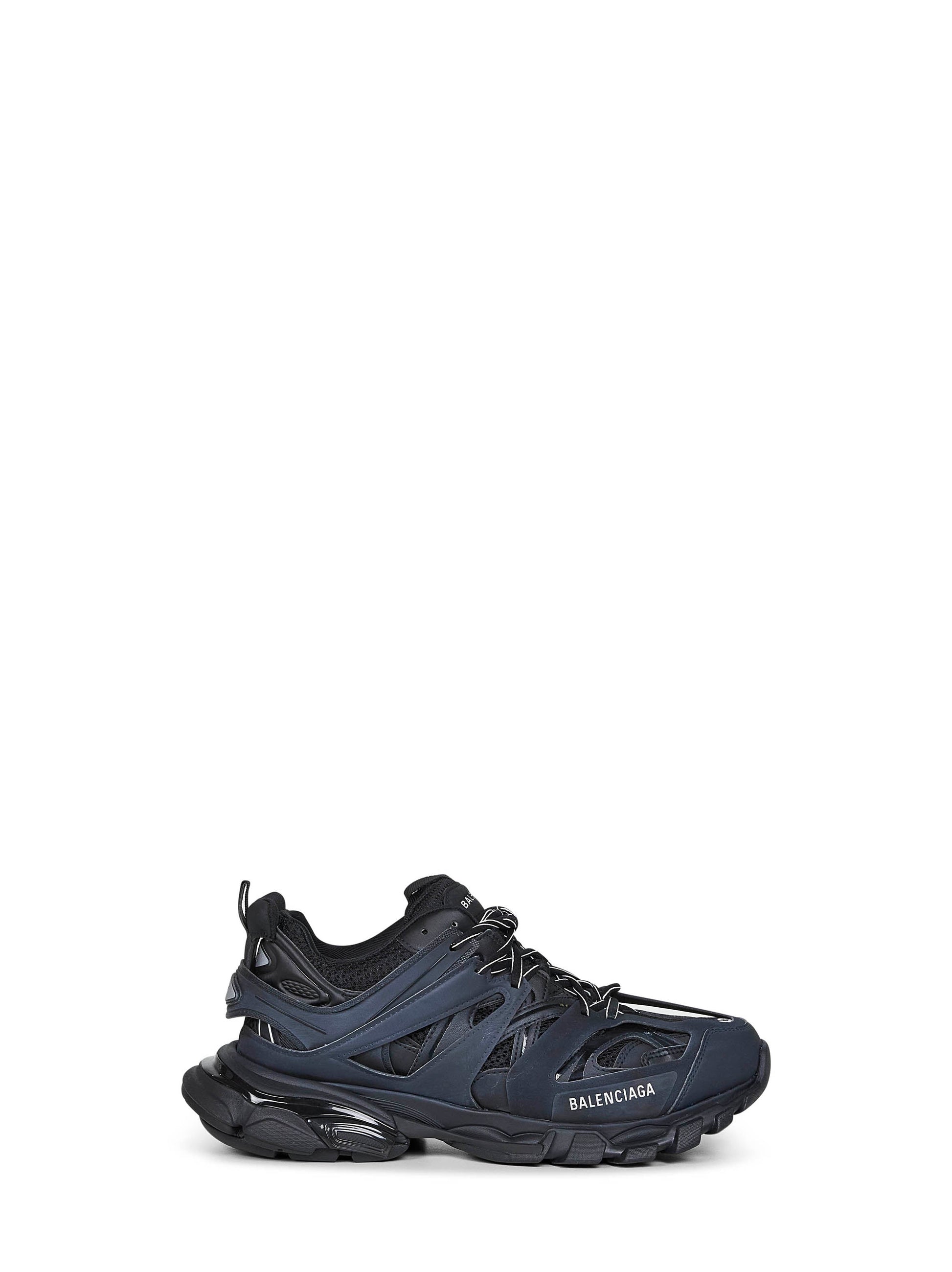 Balenciaga Men Black Mesh And Nylon Track Sneakers BALENCIAGA