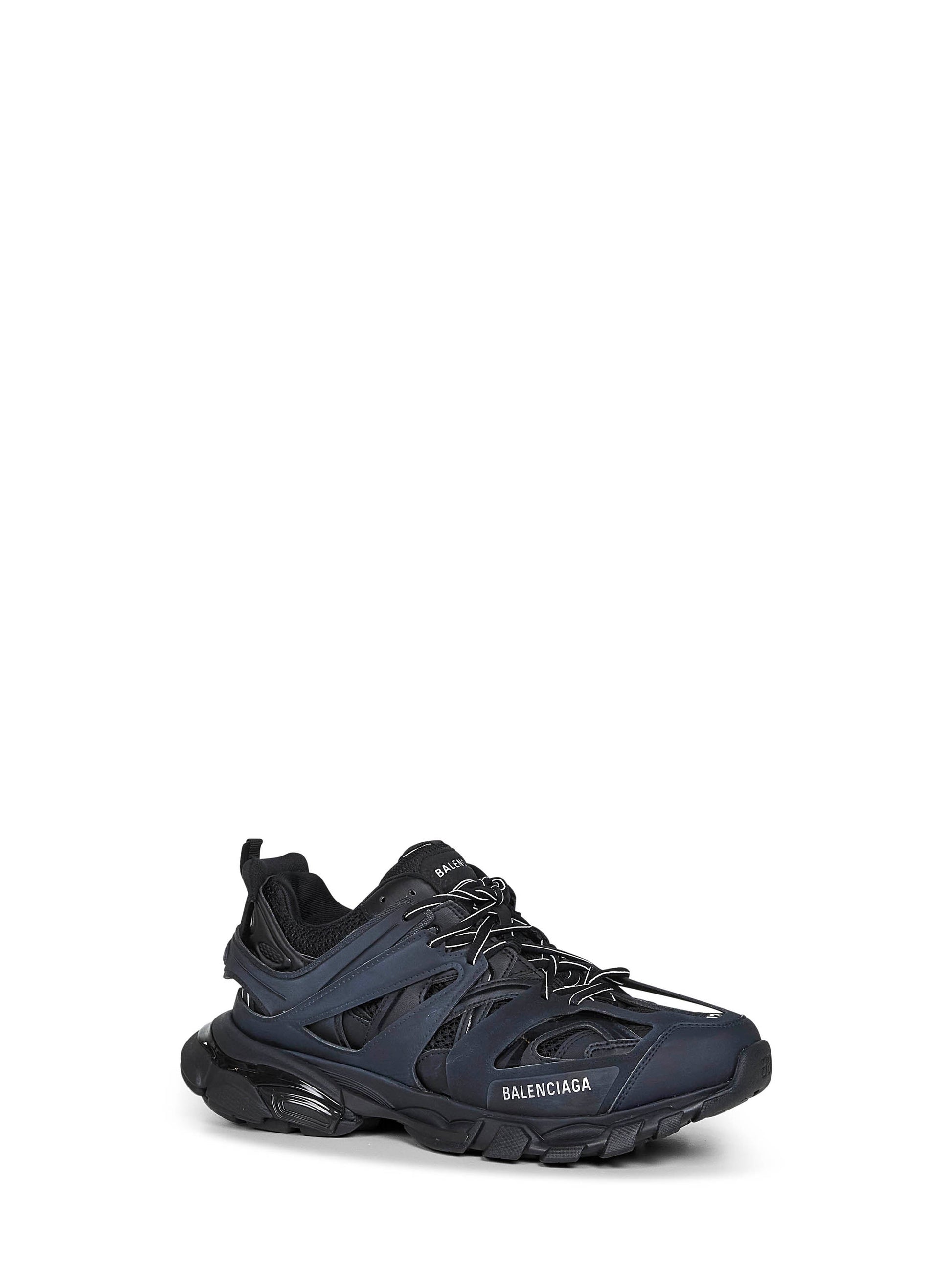 Balenciaga Men Black Mesh And Nylon Track Sneakers BALENCIAGA