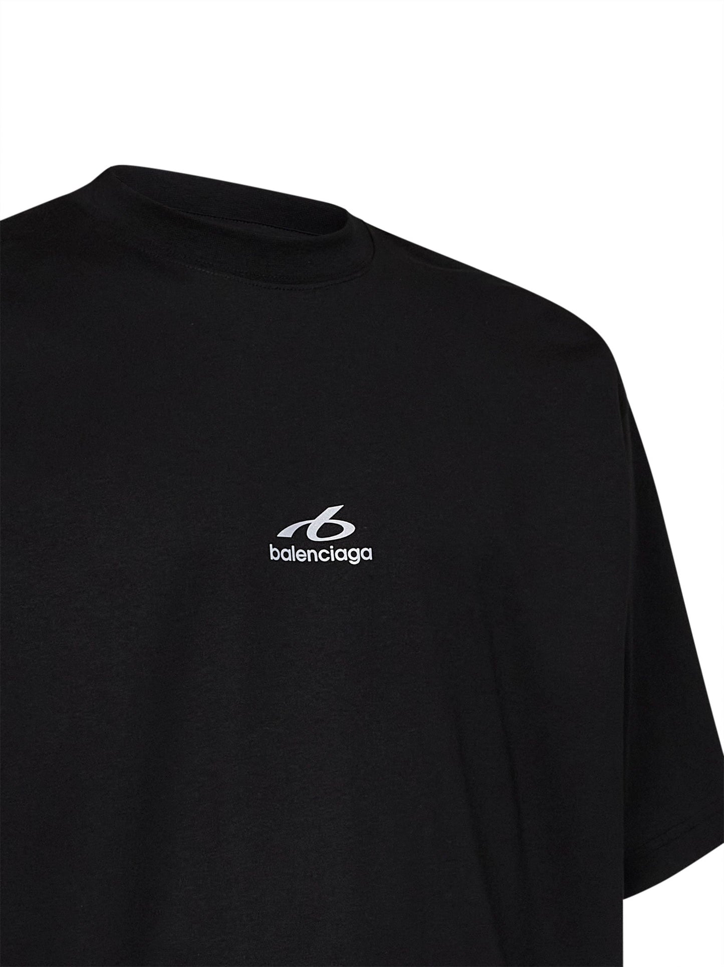 Balenciaga Men Black Bodysuit Medium-Fit T-Shirt BALENCIAGA