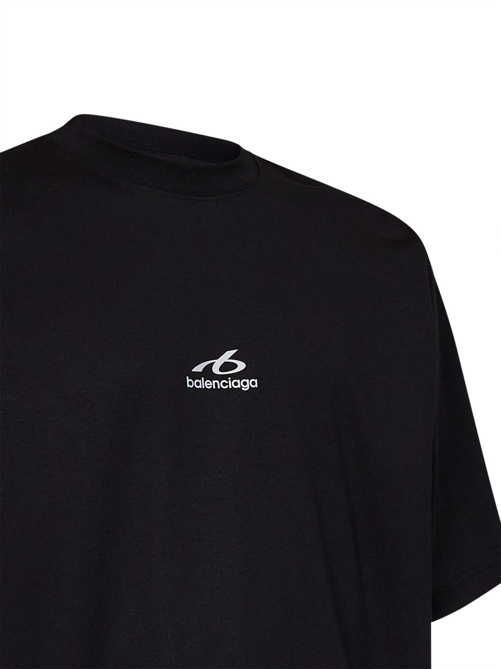 Balenciaga Men Black Bodysuit Medium-Fit T-Shirt BALENCIAGA