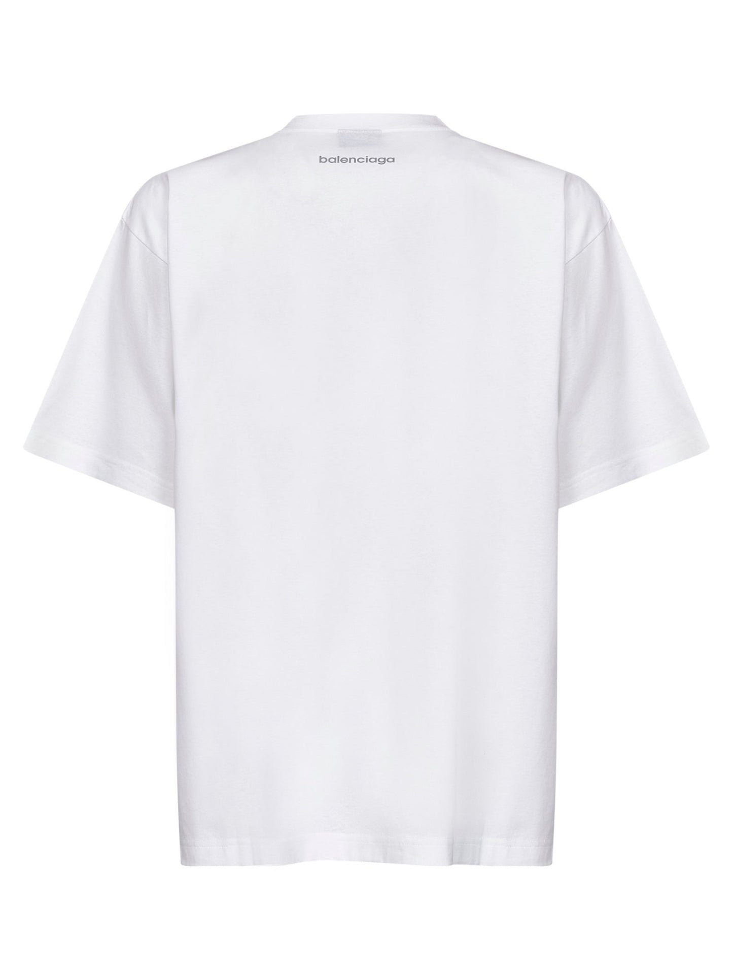 Balenciaga Men White Bodysuit Medium-Fit T-Shirt BALENCIAGA