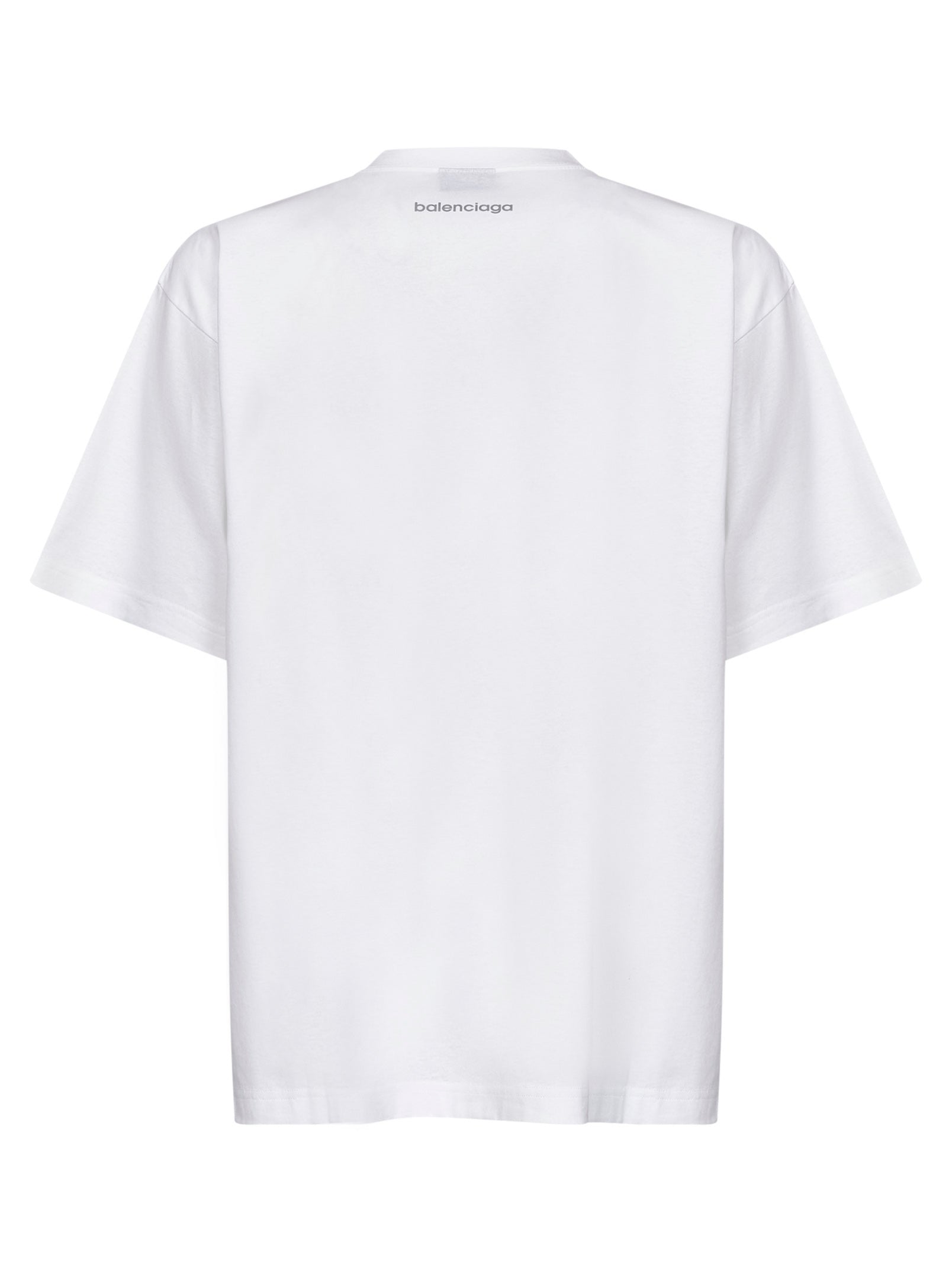 Balenciaga Men White Bodysuit Medium-Fit T-Shirt BALENCIAGA