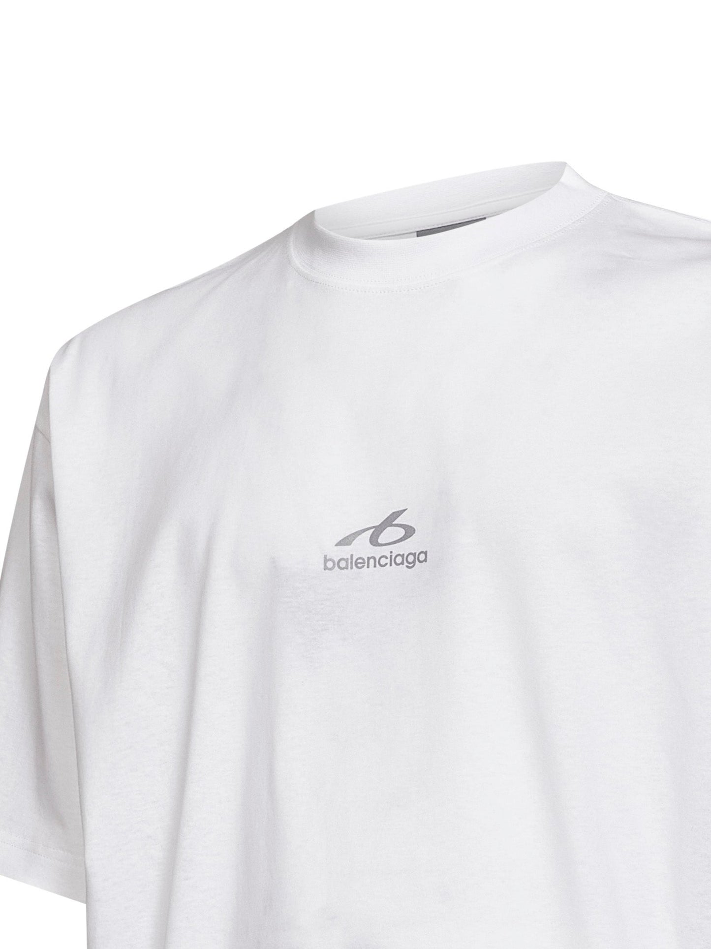 Balenciaga Men White Bodysuit Medium-Fit T-Shirt BALENCIAGA