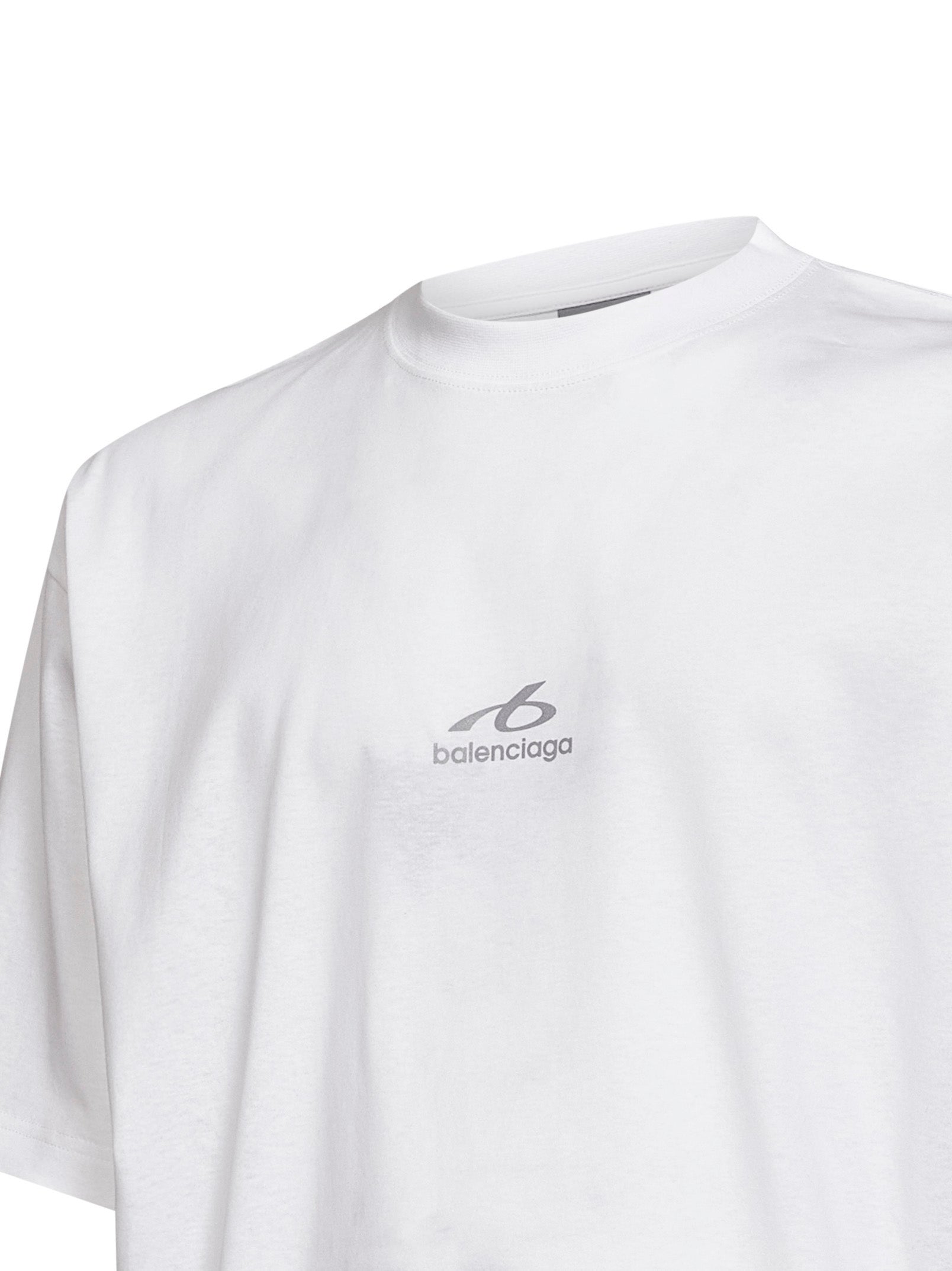 Balenciaga Men White Bodysuit Medium-Fit T-Shirt BALENCIAGA