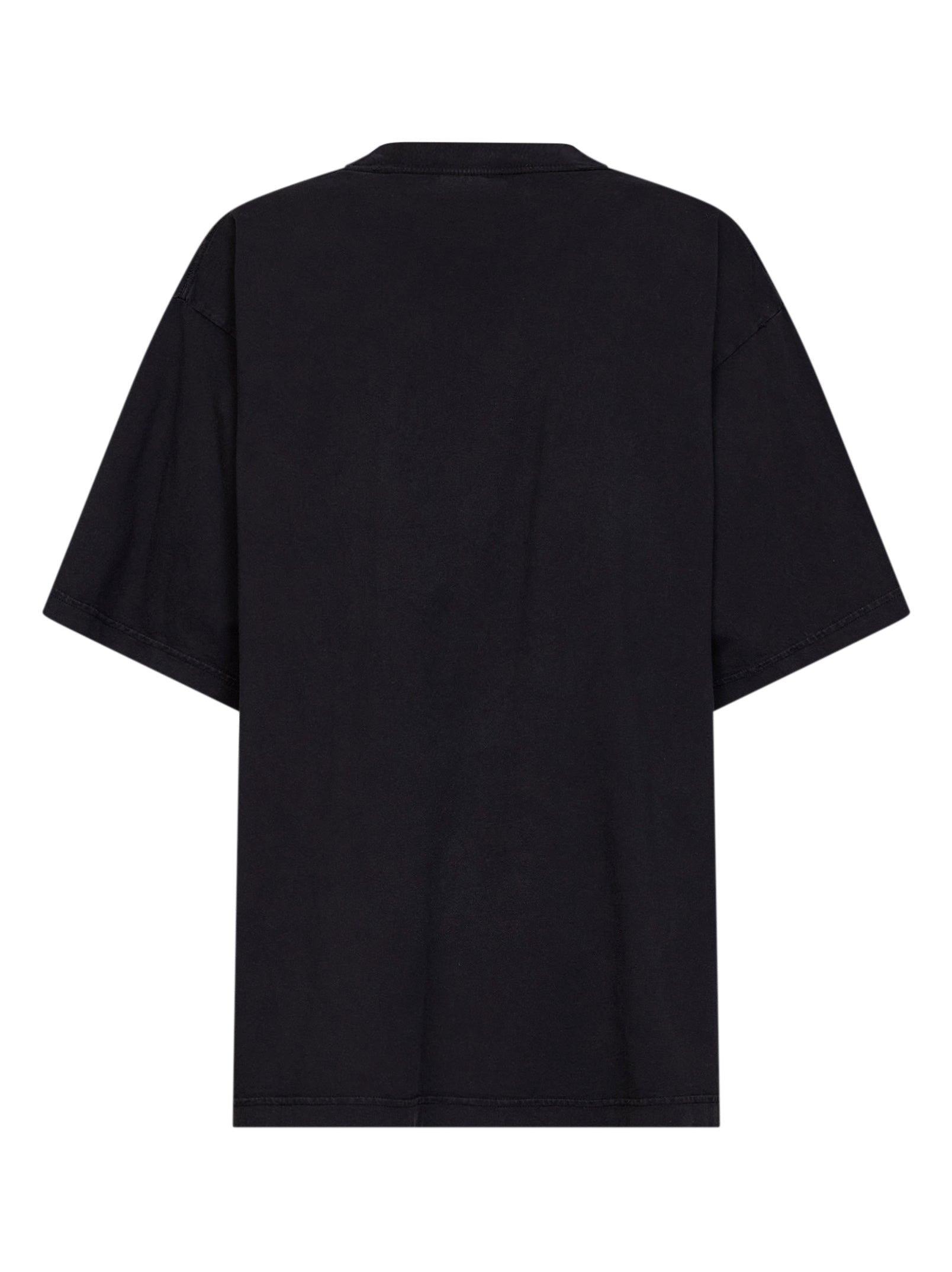 Balenciaga Women Washed Black The Address Oversize T-Shirt BALENCIAGA