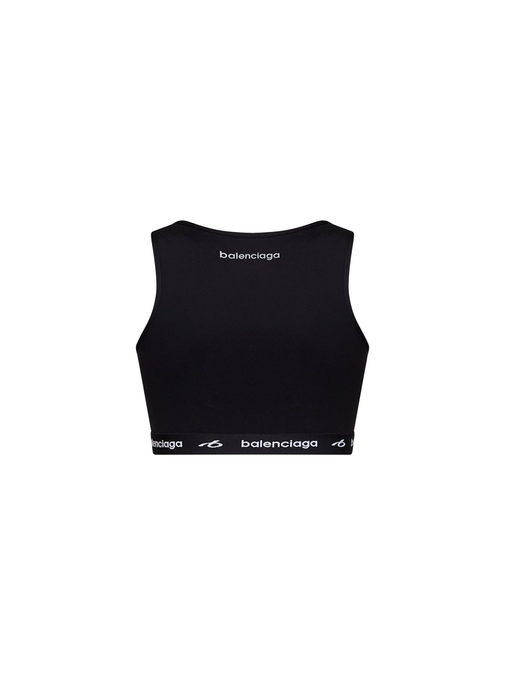 Balenciaga Women Black Techwear Bra Tank Top BALENCIAGA