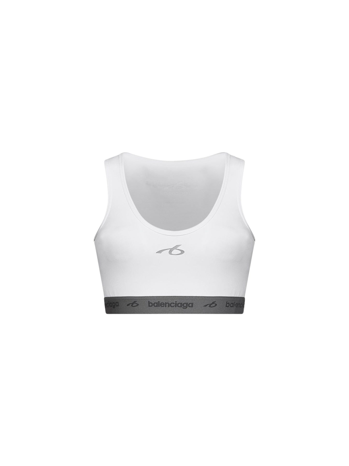 Balenciaga Women White Techwear Bra Tank Top BALENCIAGA