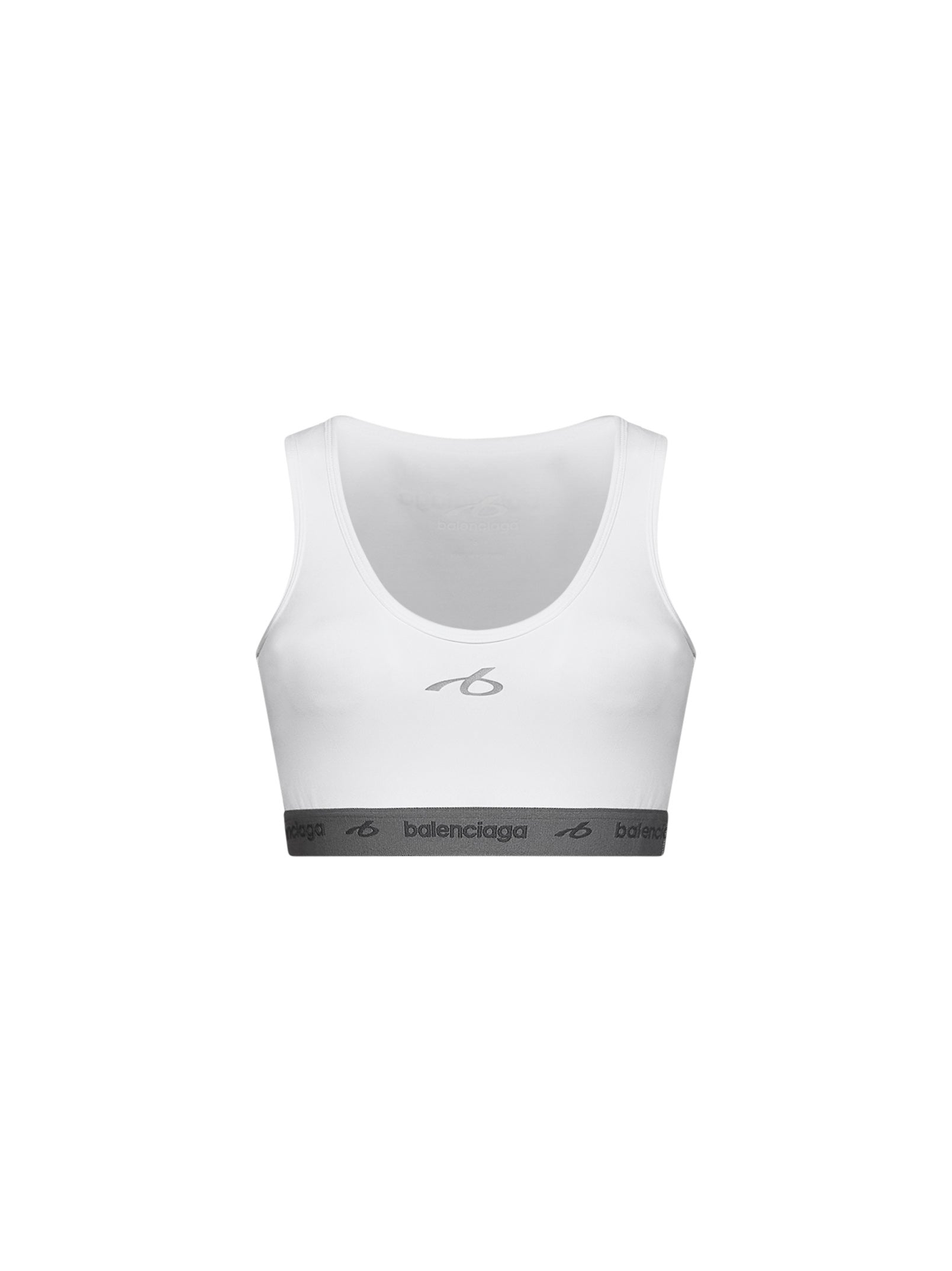 Balenciaga Women White Techwear Bra Tank Top BALENCIAGA