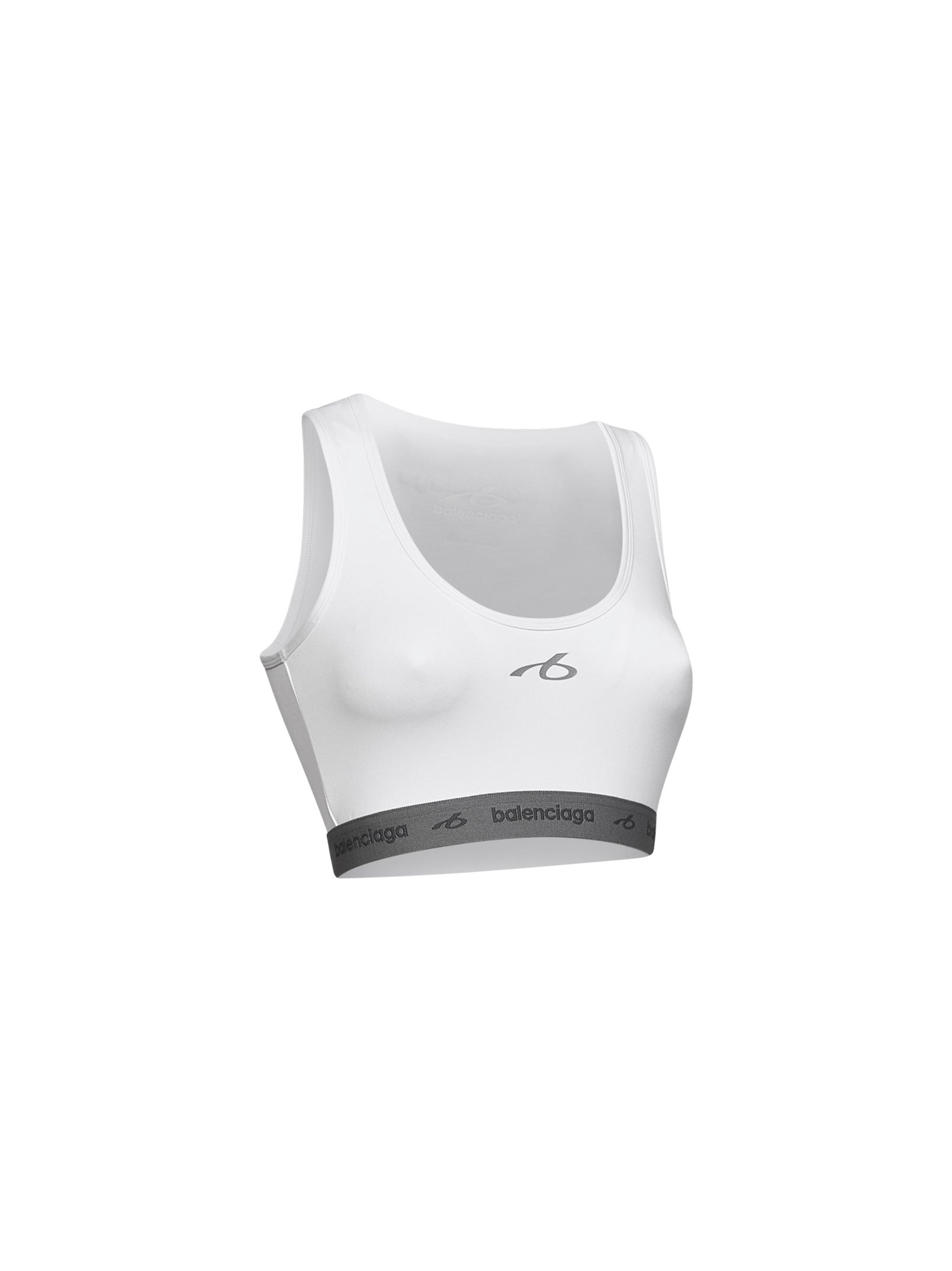 Balenciaga Women White Techwear Bra Tank Top BALENCIAGA