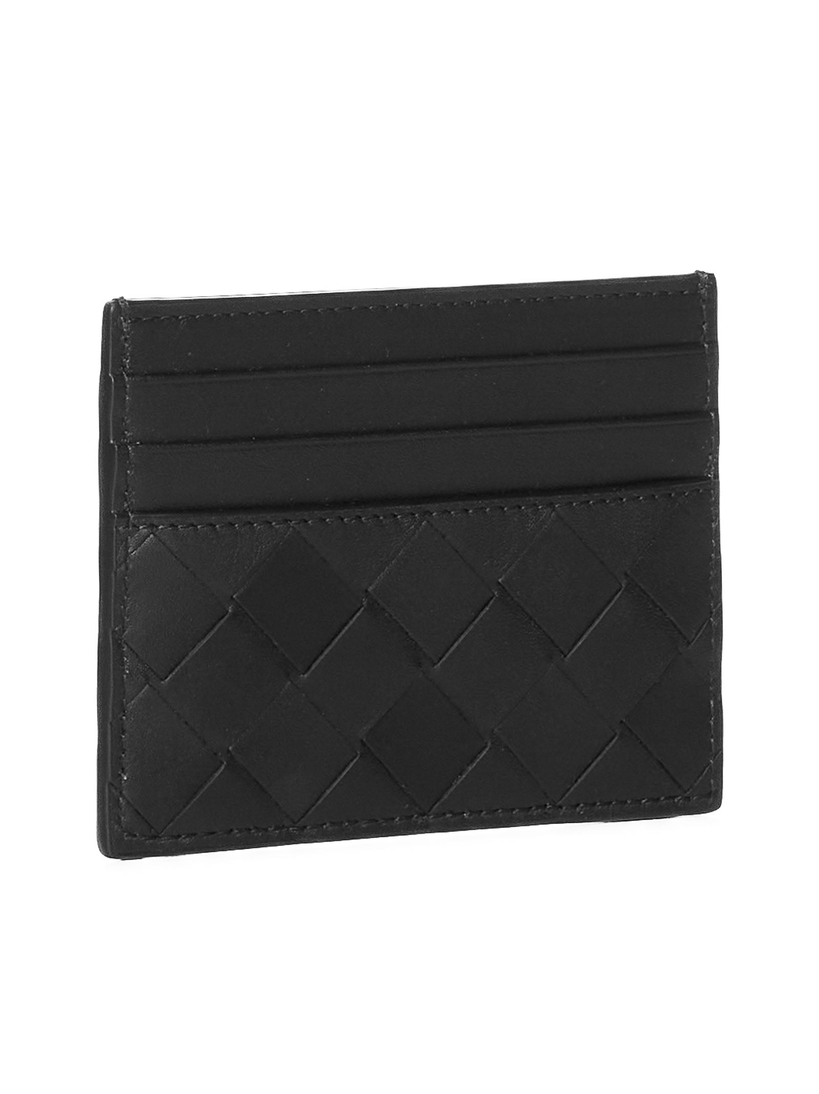 Bottega Veneta Women Intrecciato Leather Card Holder BOTTEGA VENETA