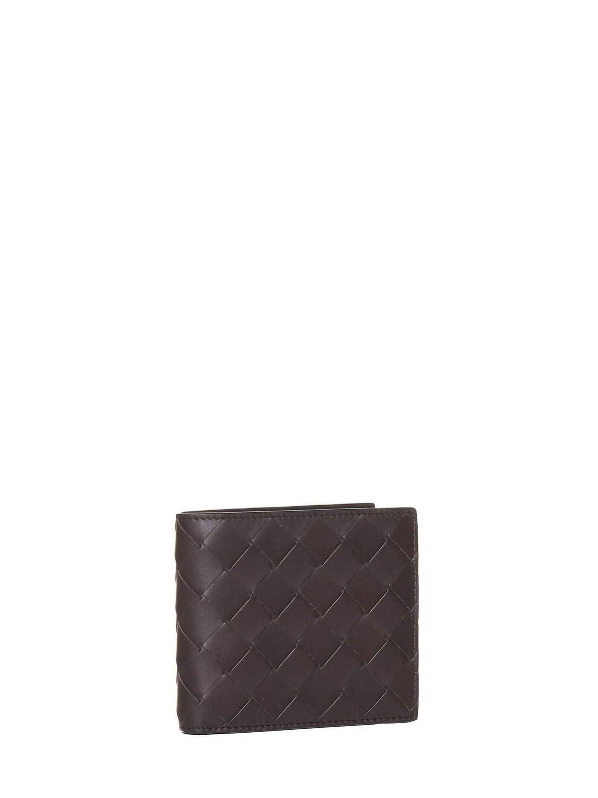 Bottega Veneta Women Bottega Veneta Women Brown Bi-Fold Intrecciato Wallet BOTTEGA VENETA