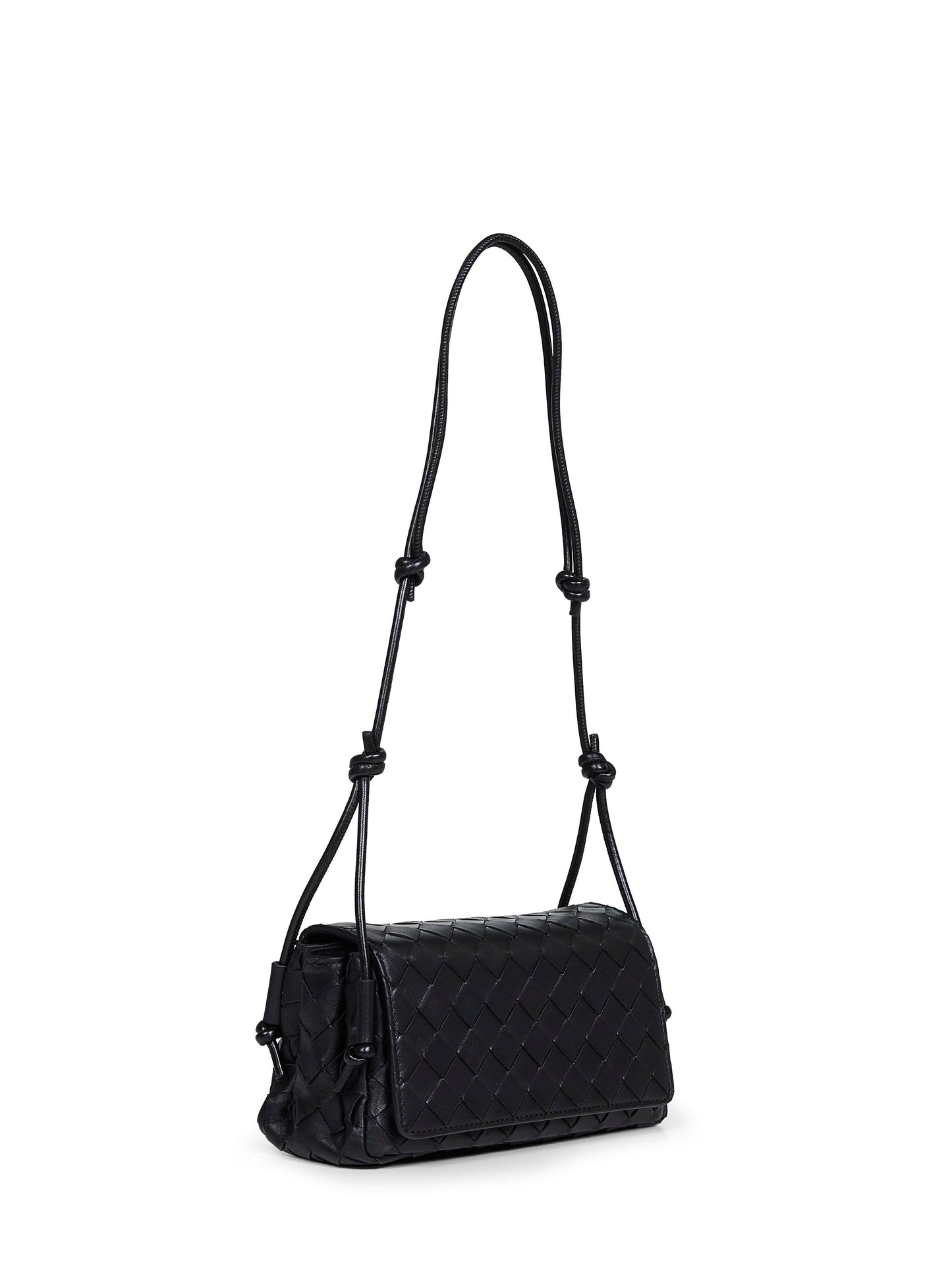 Bottega Veneta Women Black Notturno Crossbody Bag BOTTEGA VENETA