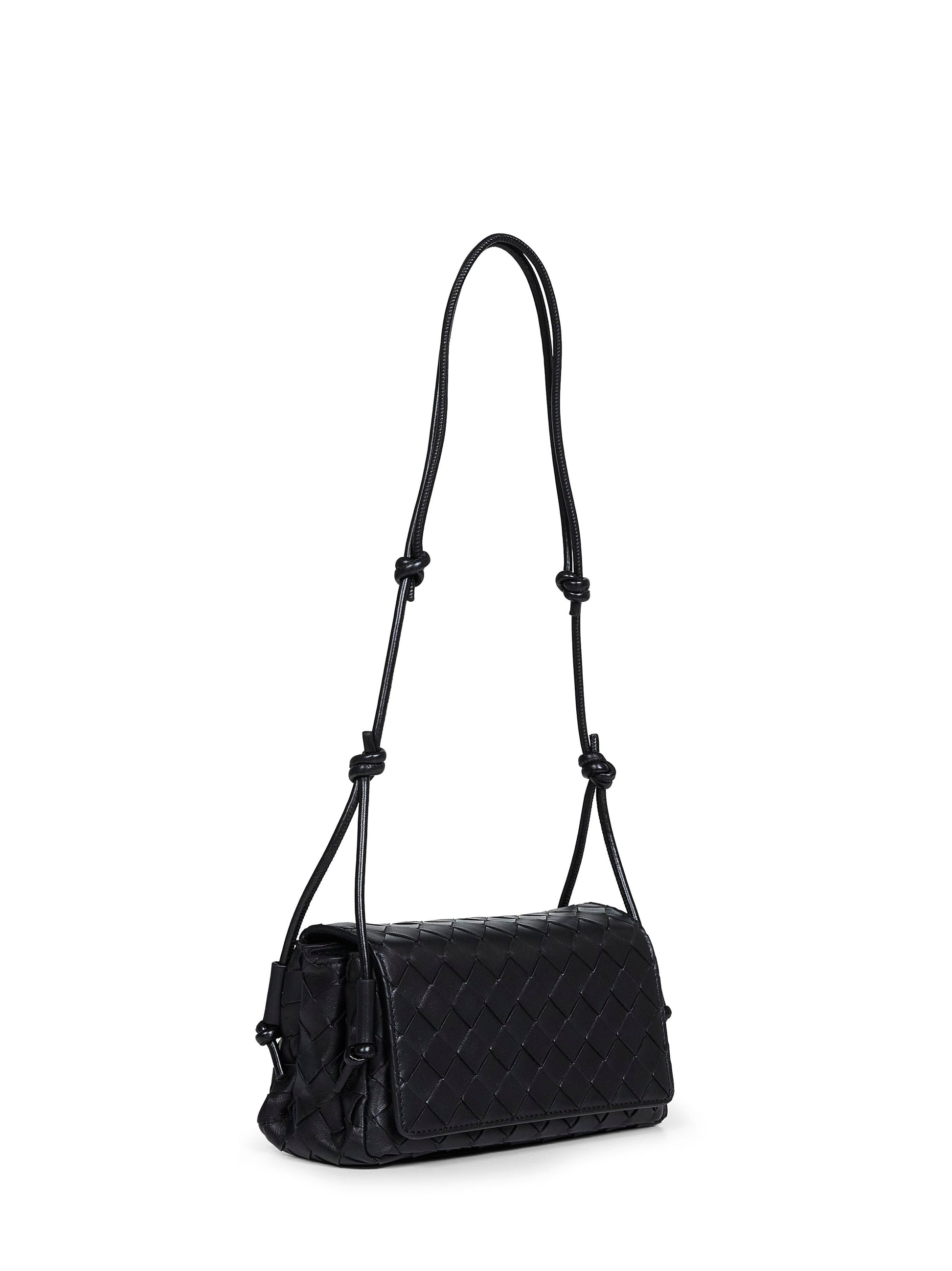 Bottega Veneta Women Black Notturno Crossbody Bag BOTTEGA VENETA